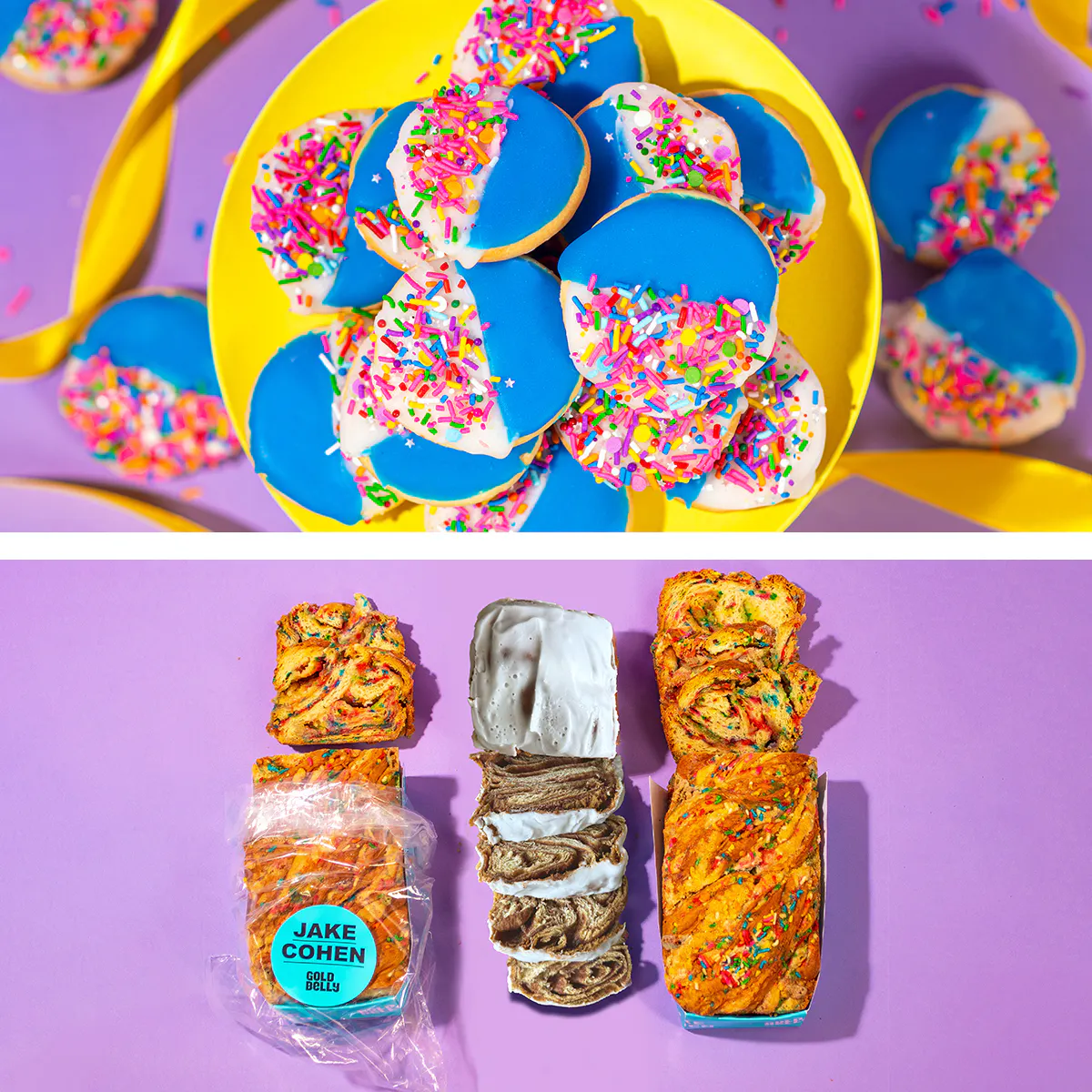 Hanukkah Babka + Mini Blue & White Cookie Combo by Jake Cohen