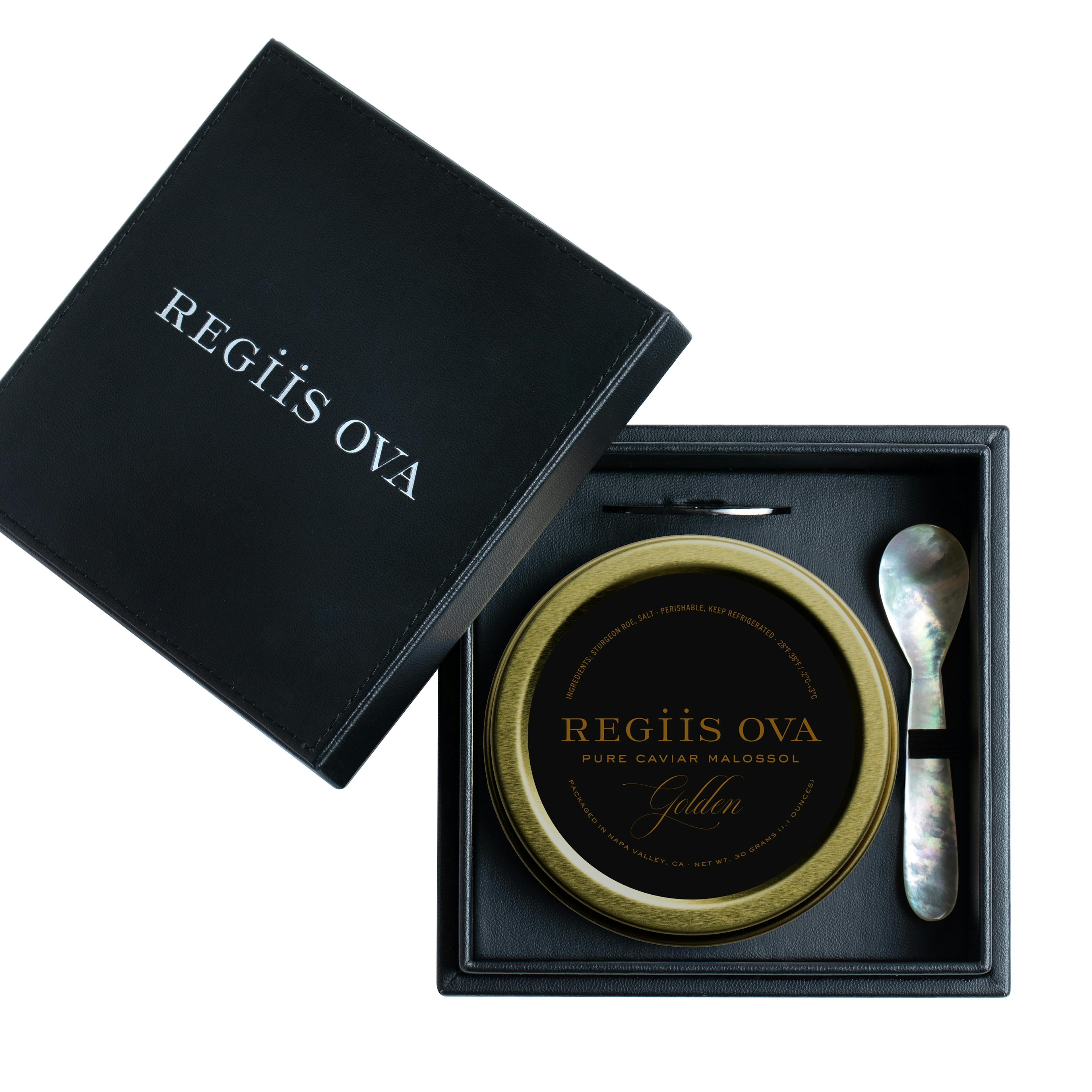 Golden Kaluga Hybrid Caviar by Chef Thomas Keller's Regiis Ova Caviar - Alternate image 2