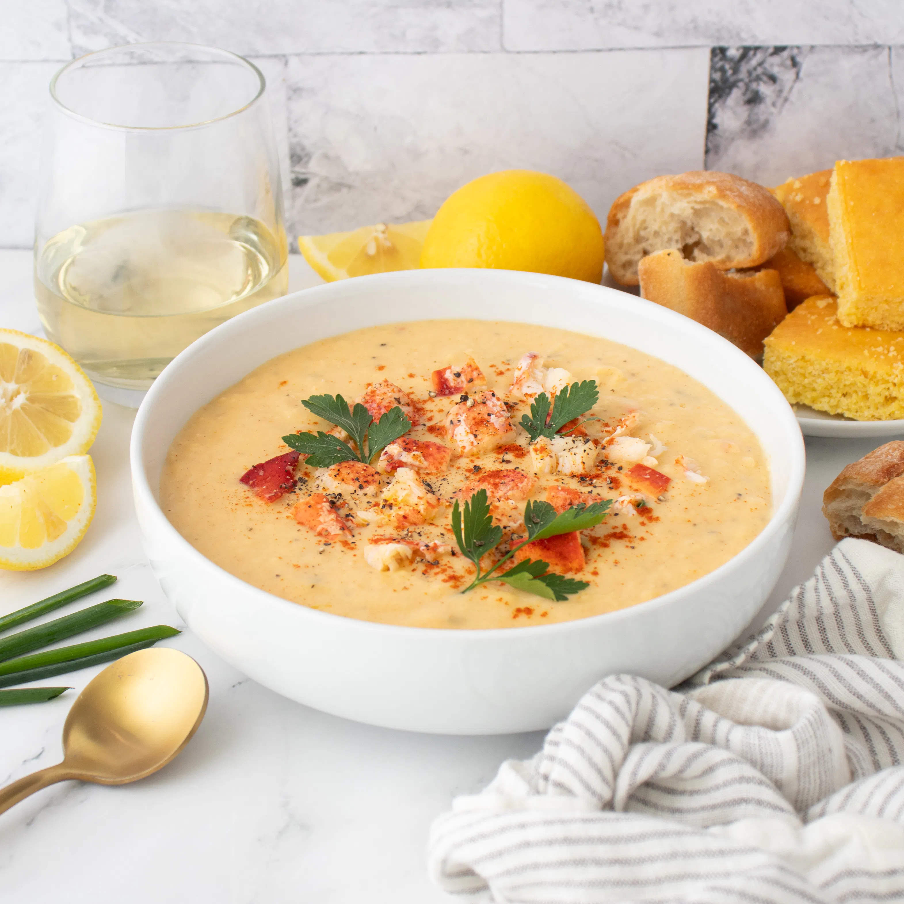 Lobster Bisque - 1 Qt. by Cameron's Seafood