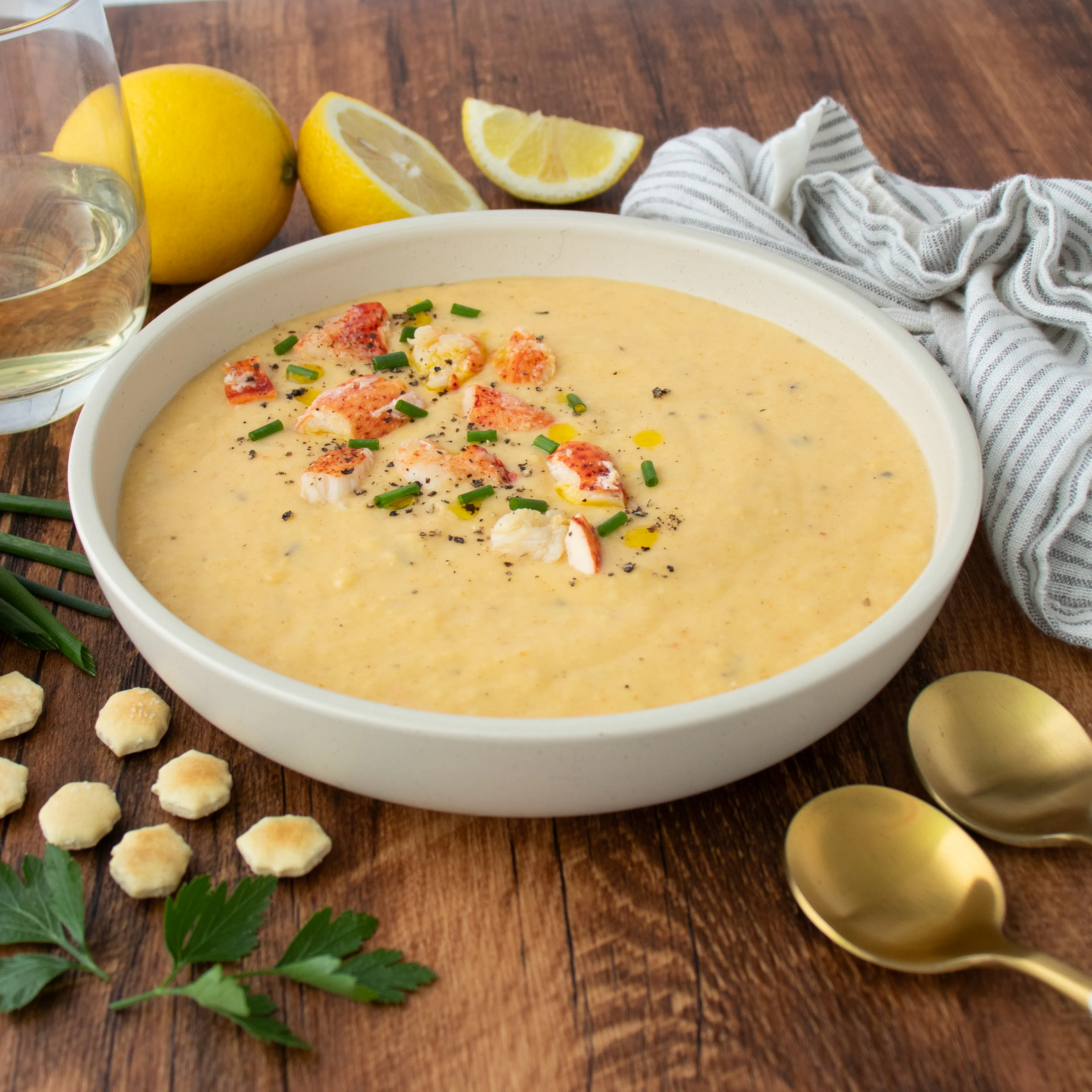 Lobster Bisque - 1 Qt. by Cameron's Seafood - Alternate image 3