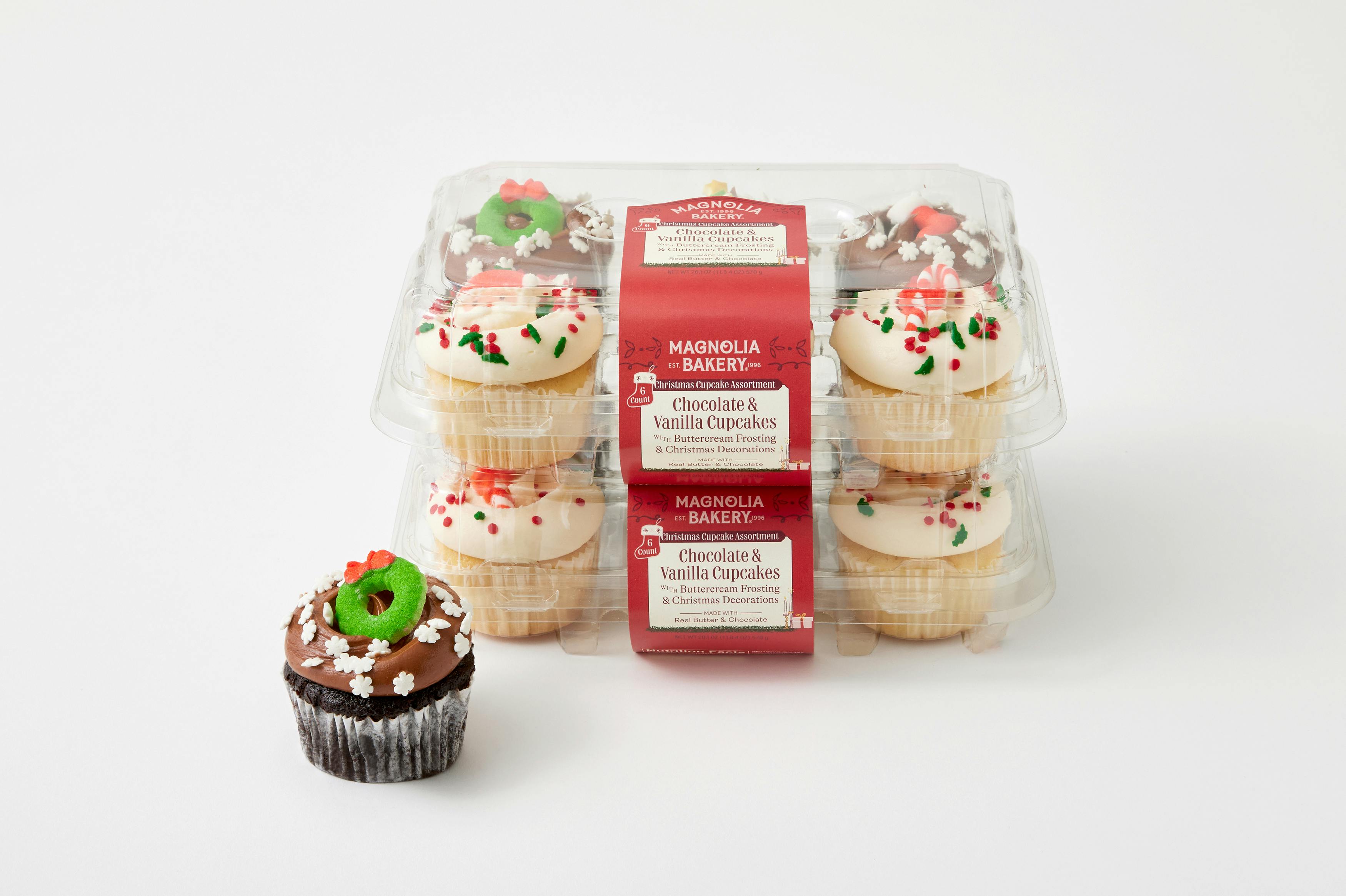 Christmas Cupcakes - 12 Pack by Magnolia Bakery - Alternate image 2