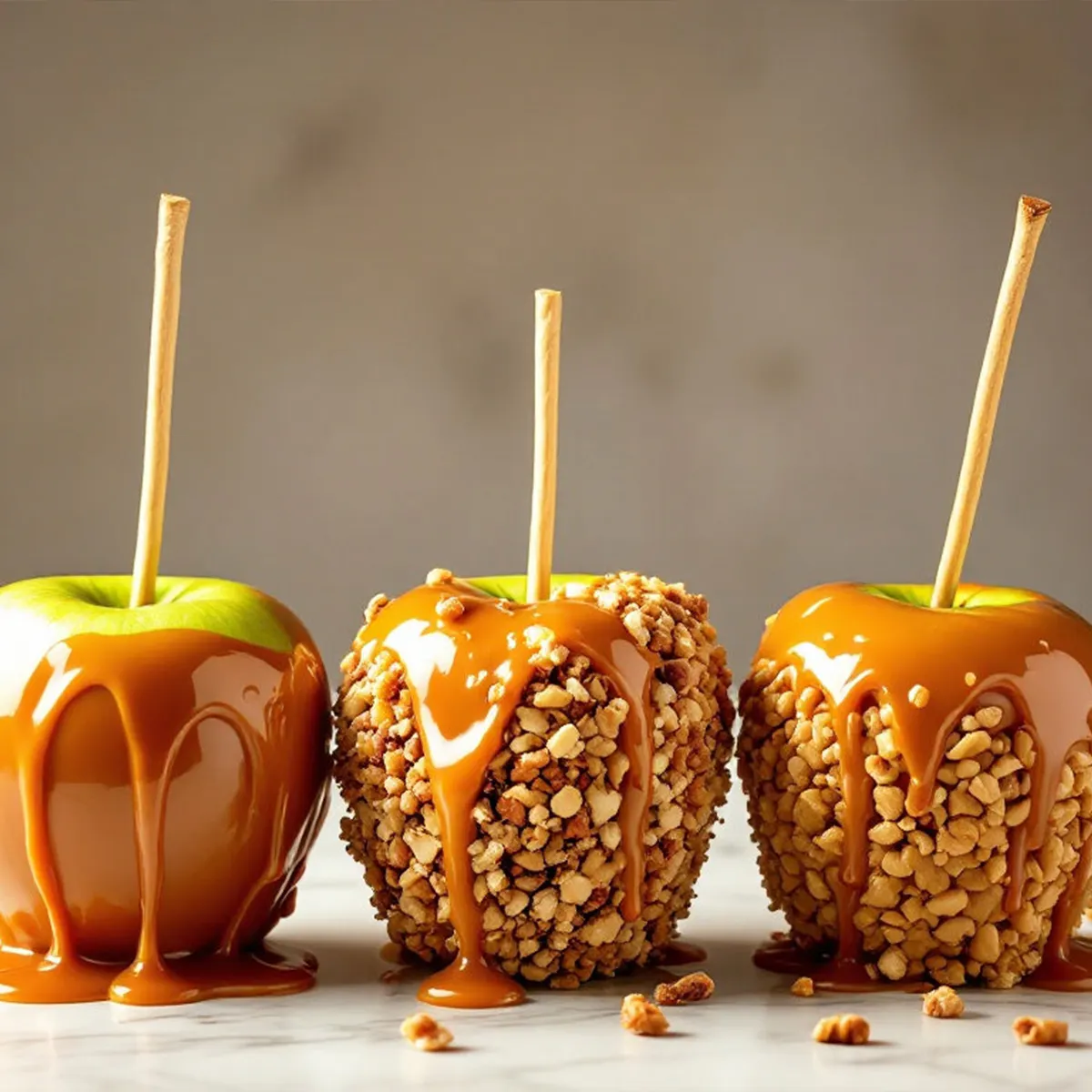Bitoy's Sweet Treats - Gourmet Caramel-Dipped Apples - Choose Your Own 3 Pack
