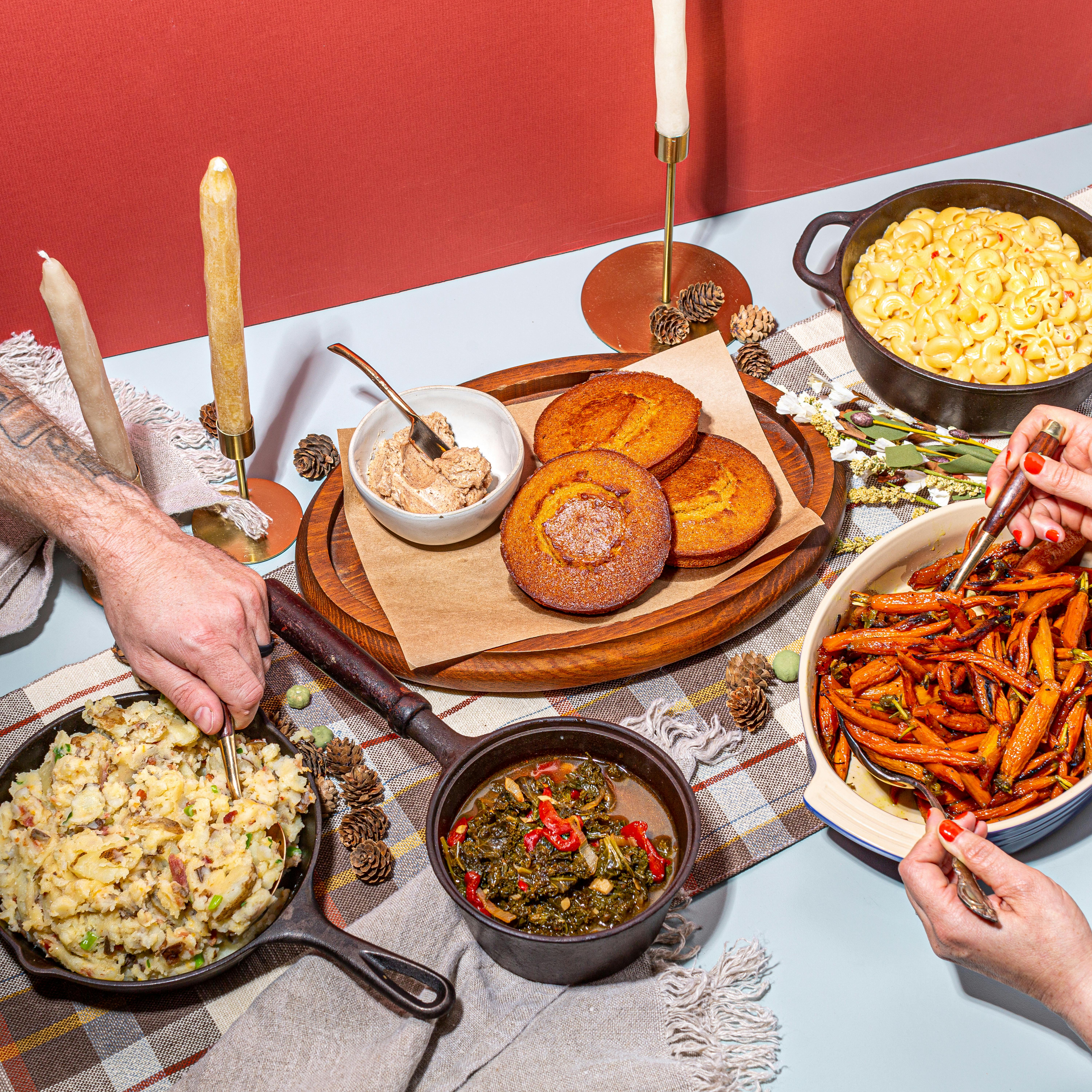 "The Whole Shebang" Thanksgiving Dinner for 6-8 by Feges BBQ - Alternate image 2