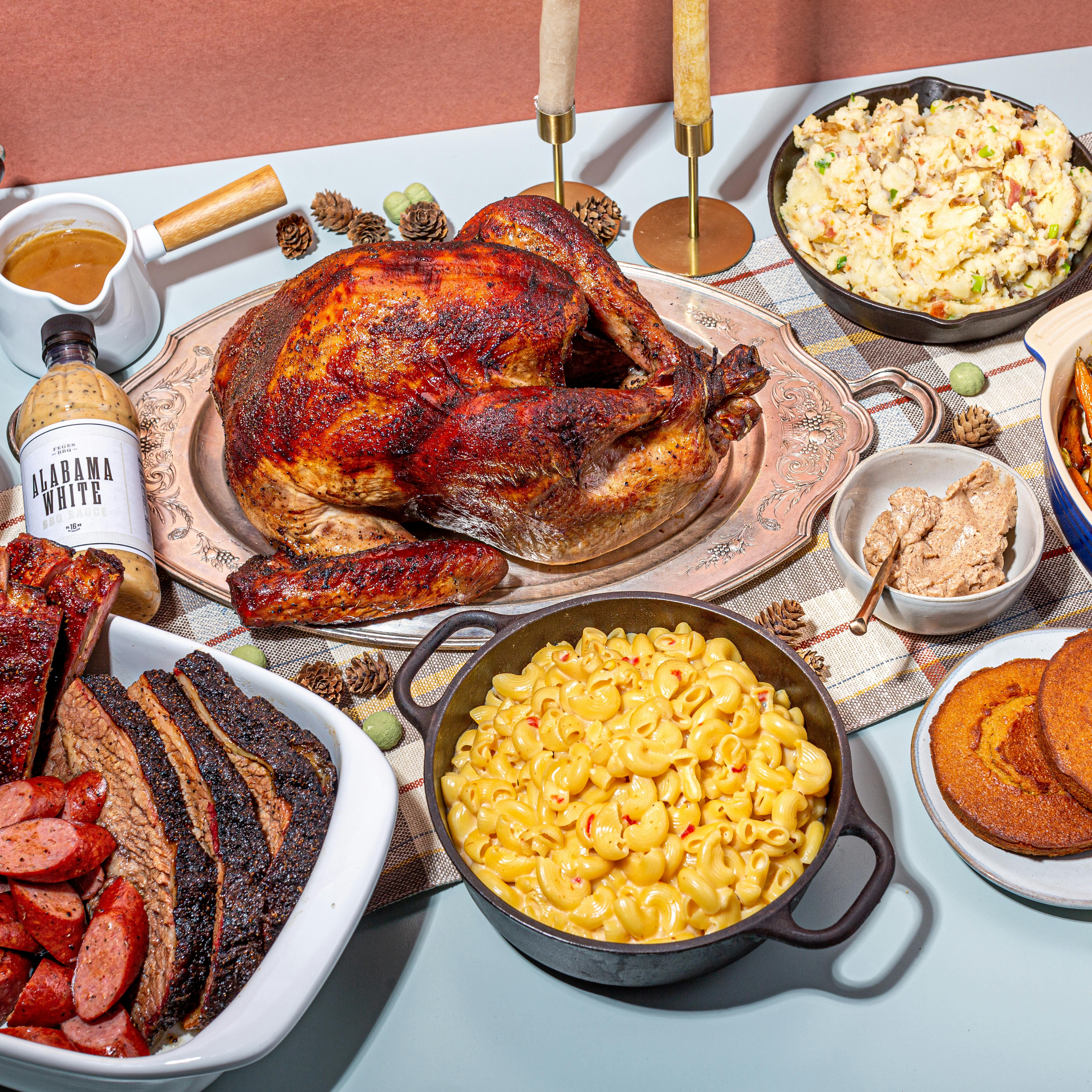 "The Whole Shebang" Thanksgiving Dinner for 6-8 by Feges BBQ - Alternate image 1