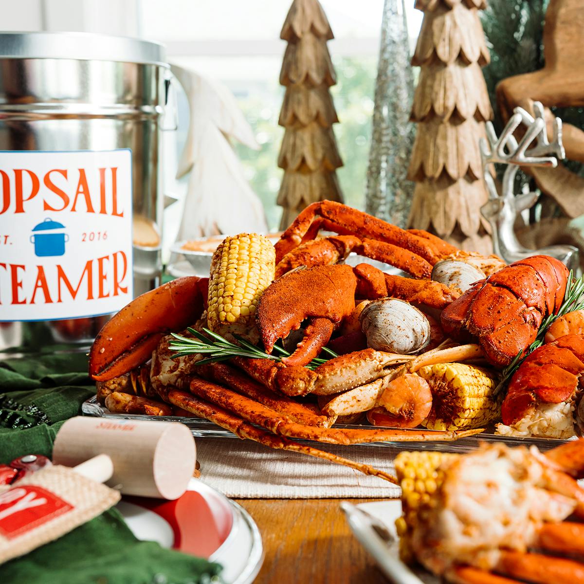 Christmas Steamer Pot + Pie + Cornbread by Topsail Steamer - Alternate image 3