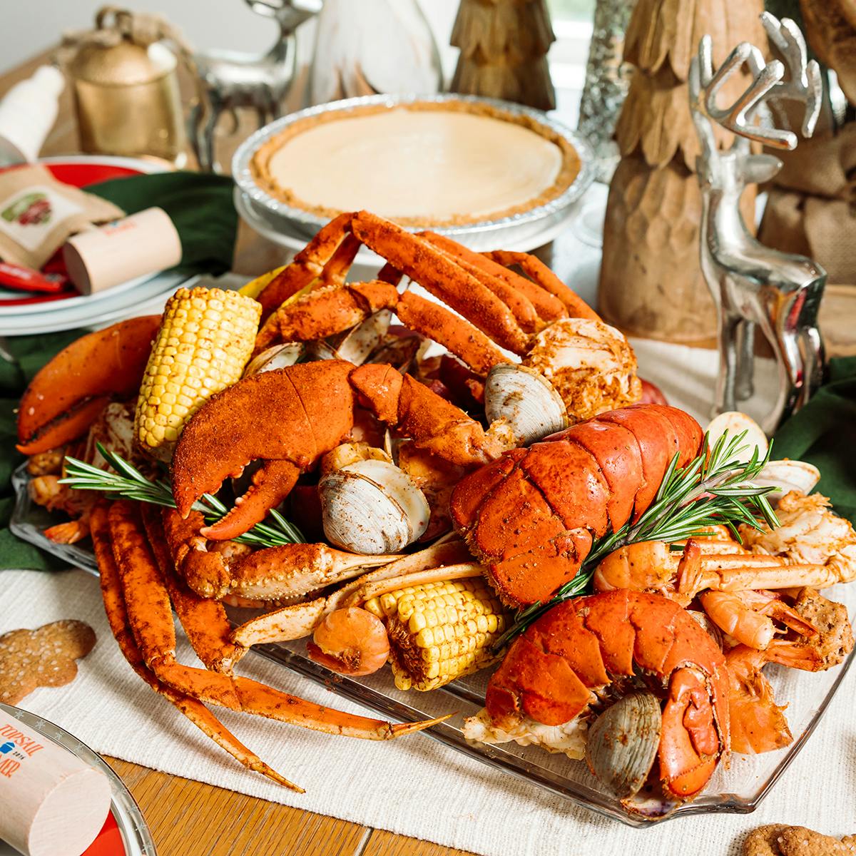 Christmas Steamer Pot + Pie + Cornbread by Topsail Steamer - Alternate image 2