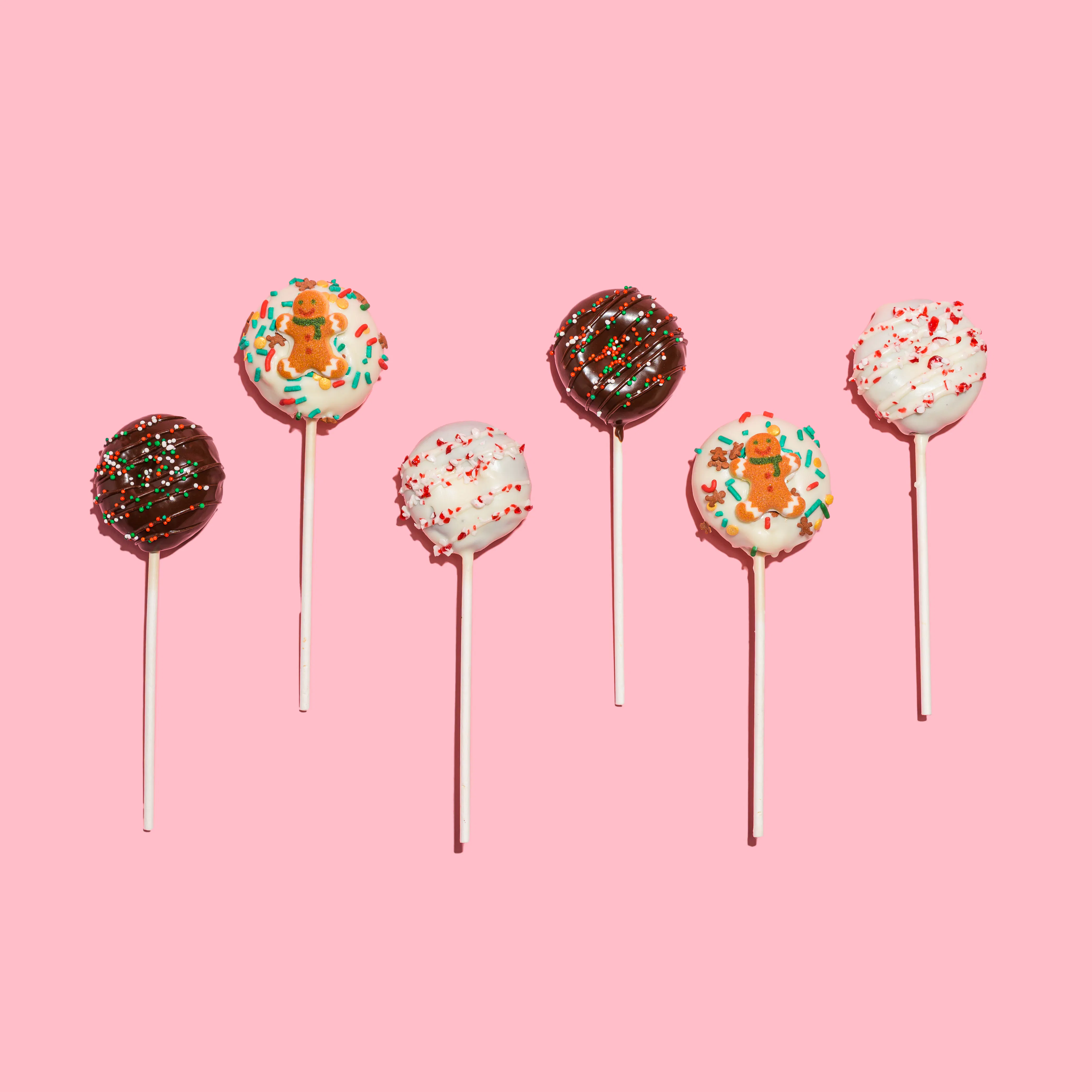 Holiday Doughnut Cake Pops by Blackbird Doughnuts