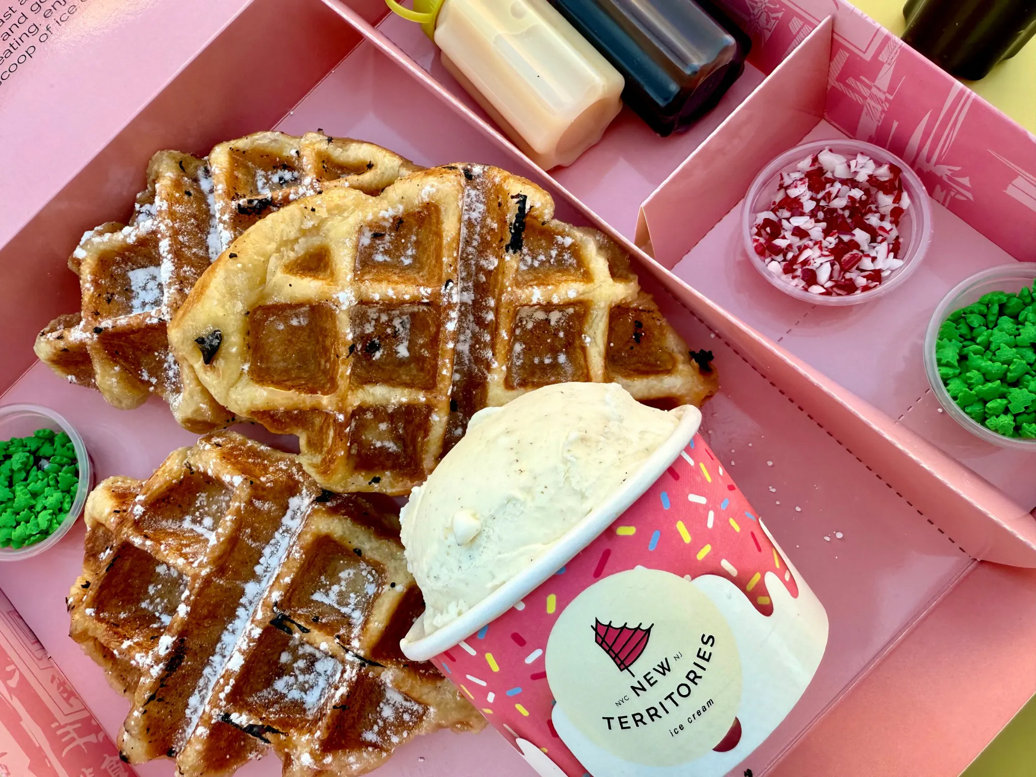 Holiday Croissant Waffle & Ice Cream Party Kit by New Territories