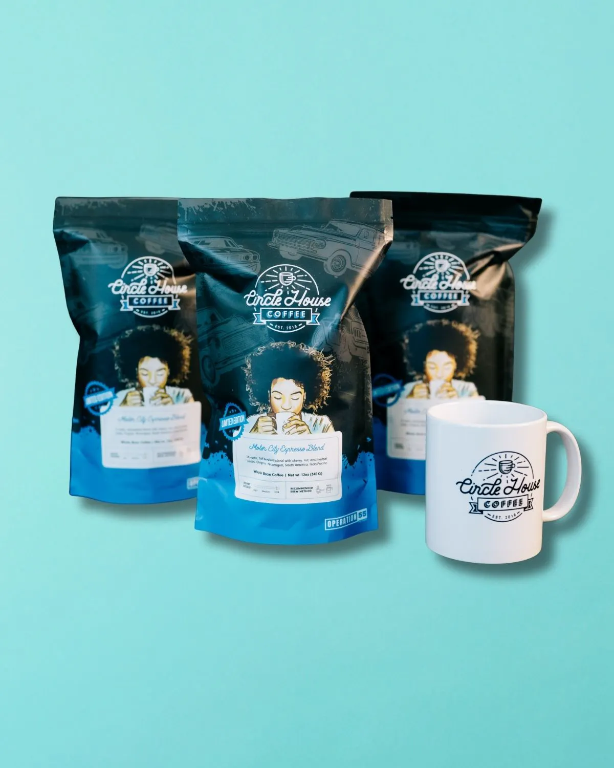 Motor City Blend Limited Edition Dark Roast Coffee - 12 oz. by Circle House Coffee - Alternate image 5