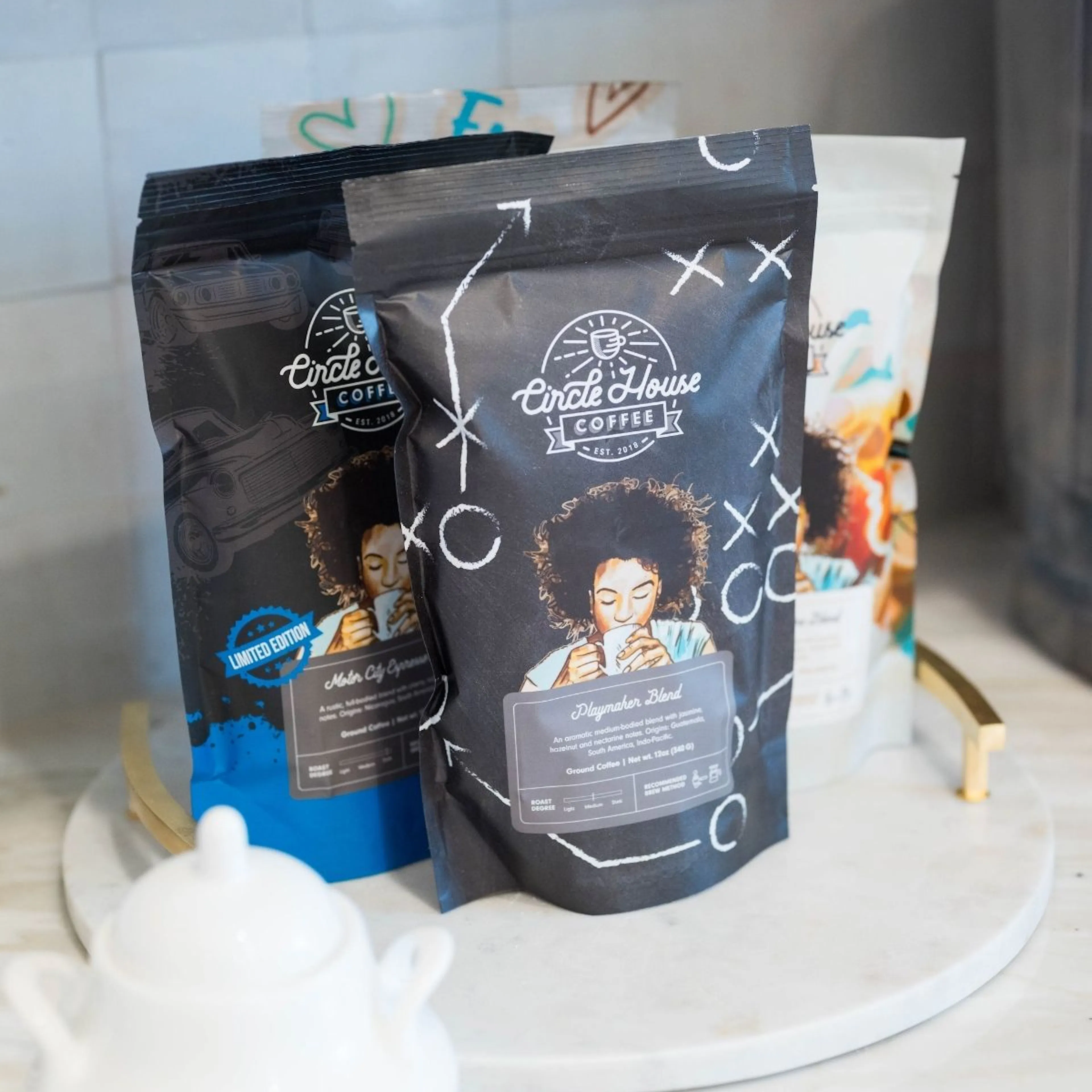 The Playmaker Blend Medium Roast Coffee - 12 oz. by Circle House Coffee - Alternate image 1