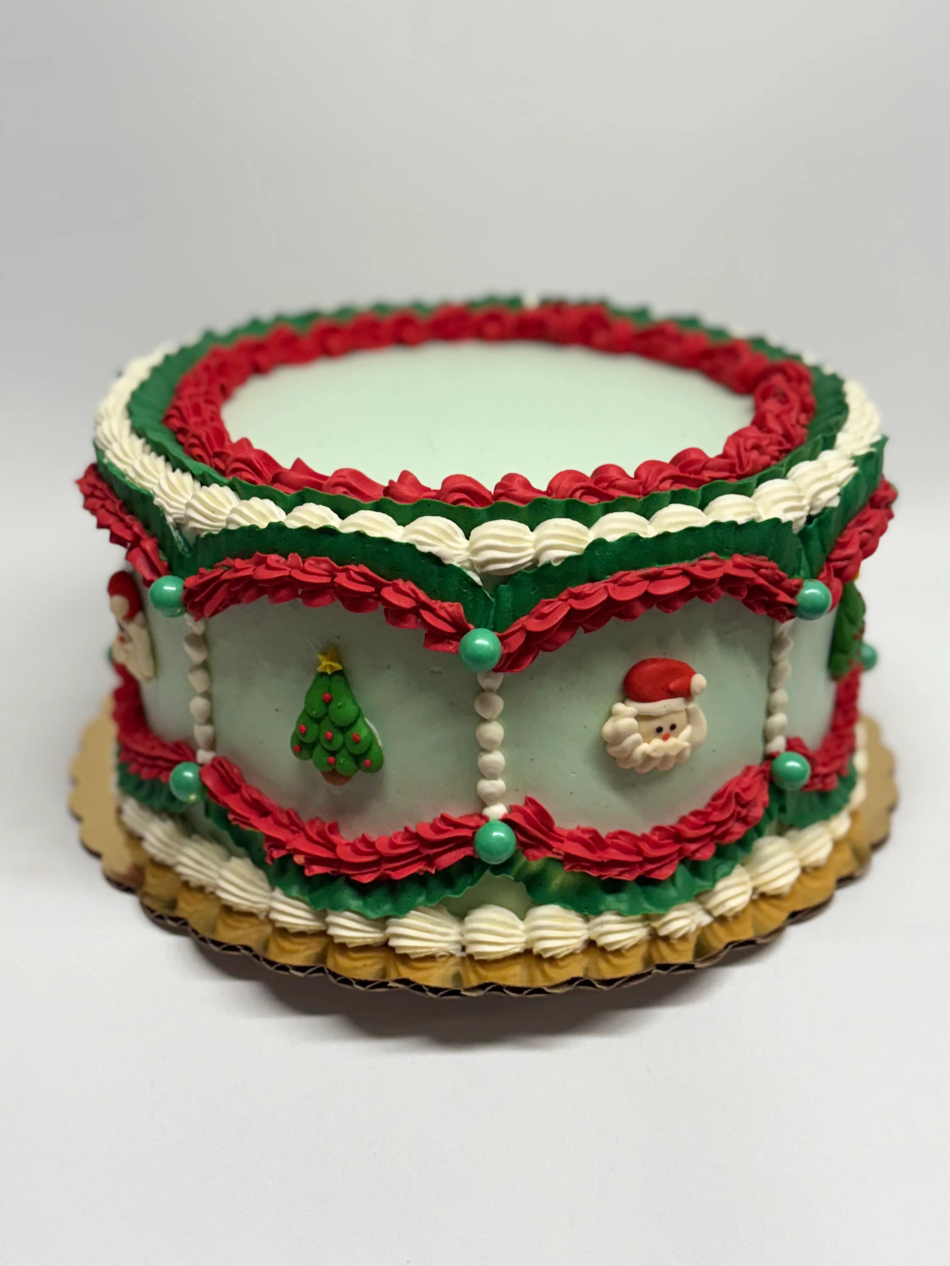 Vintage Christmas Spirit Cake - 8" by The Goddess and Grocer