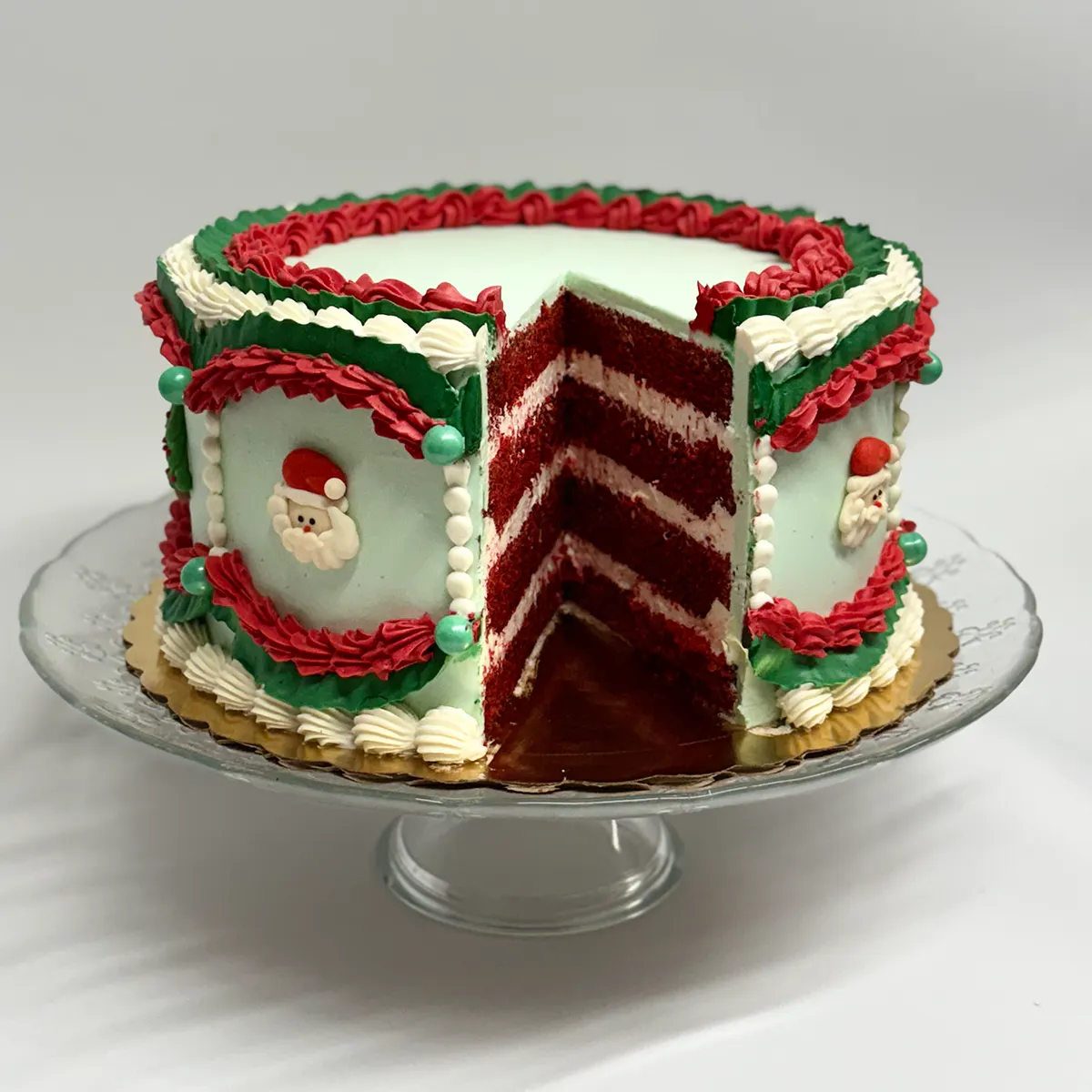Vintage Christmas Spirit Cake - 8" by The Goddess and Grocer - Alternate image 2