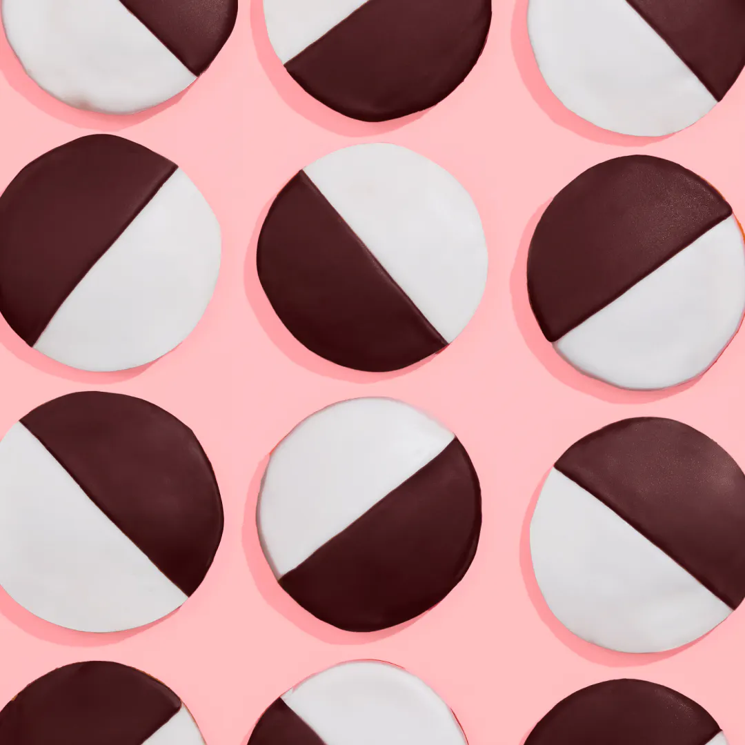 Large Classic Black & White Cookies - 12 Pack by Brooklyn Blackout Company - Alternate image 3