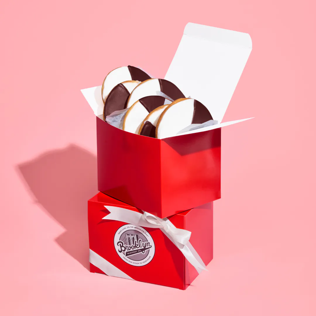 Large Classic Black & White Cookies - 12 Pack by Brooklyn Blackout Company - Alternate image 1