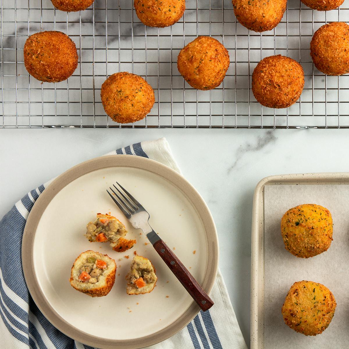 Turkey & Gravy Potato Ball® - 2 Dozen by Porto's Bakery - Alternate image 1