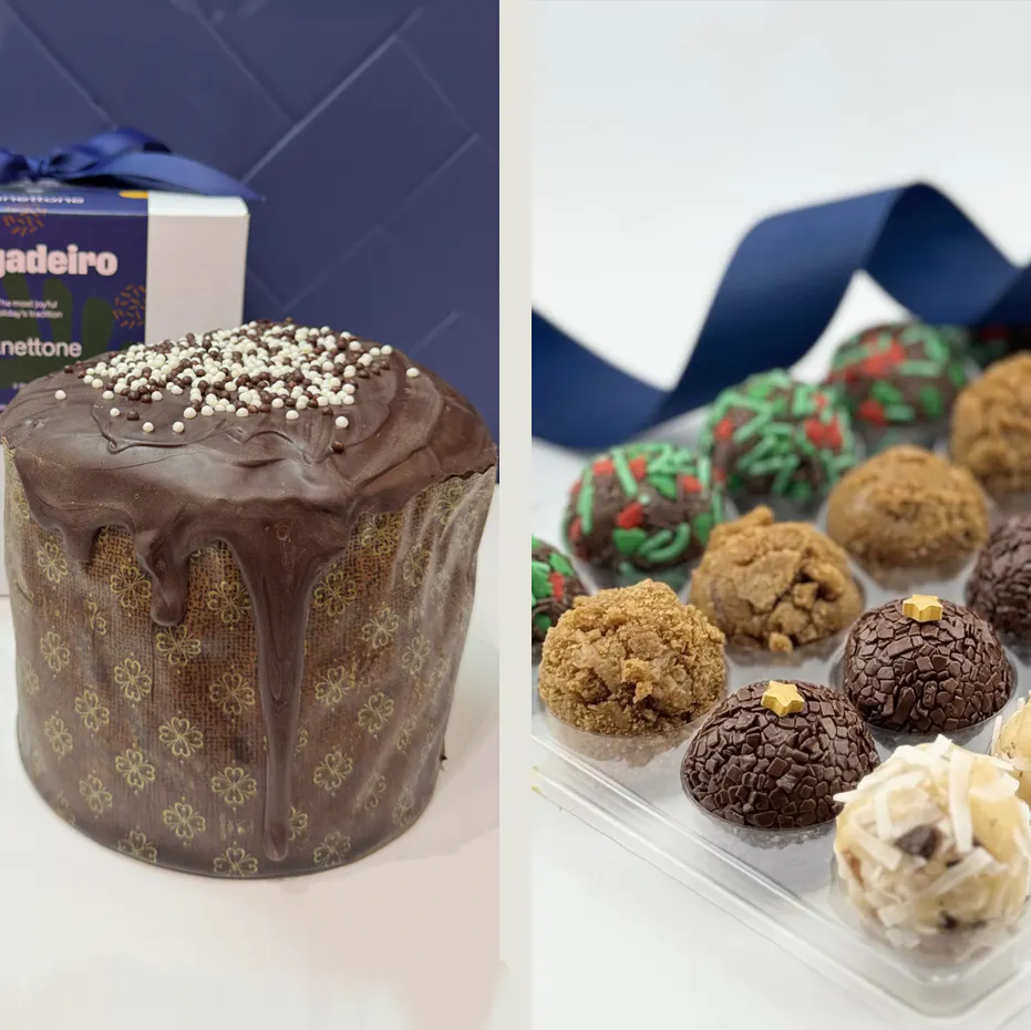 Holiday Brigadeiro + Panettone Combo by Brigadeiro Bakery