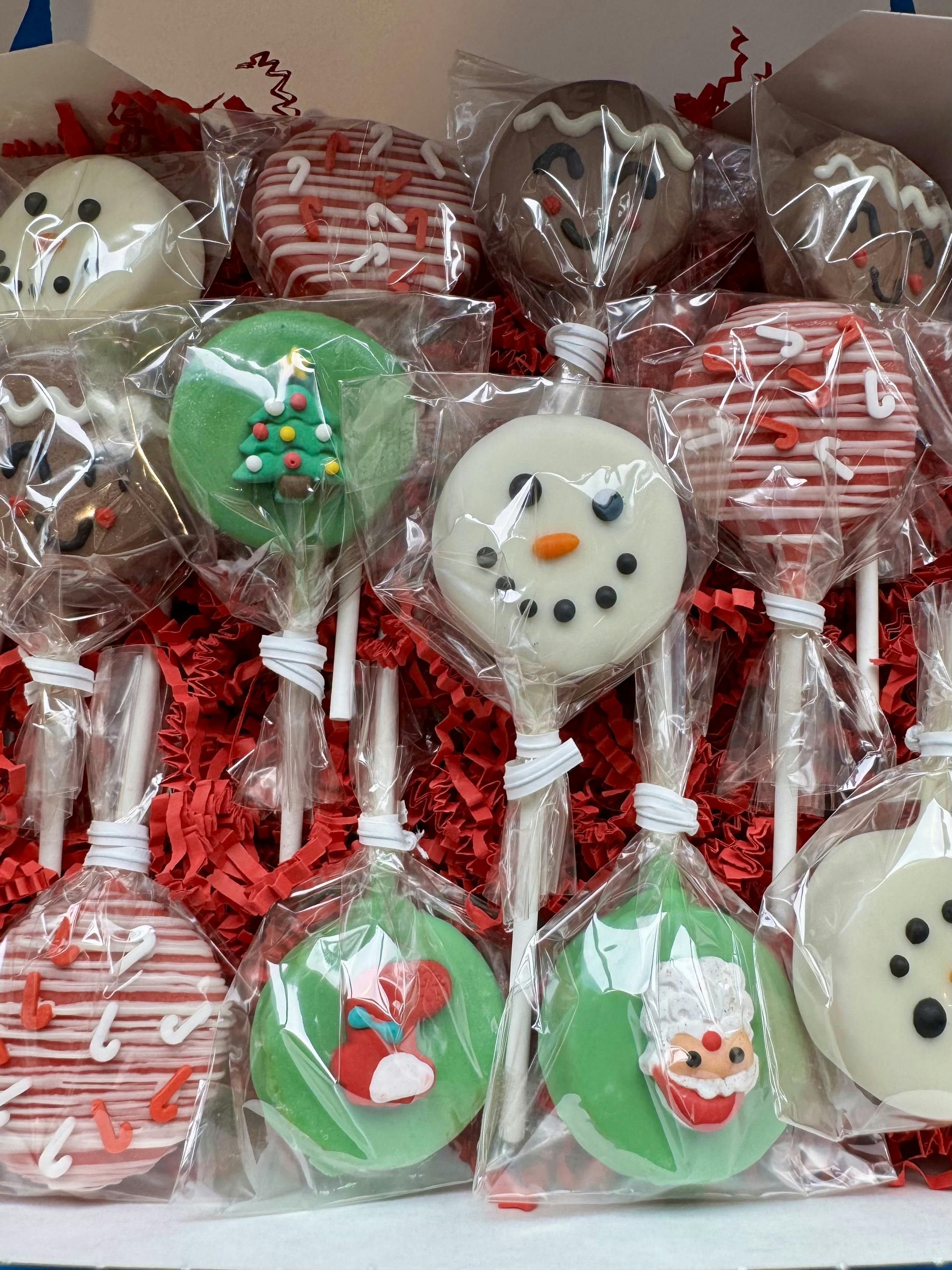 Christmas Cake Pops - 12 Pack by Splash Cafe - Alternate image 1