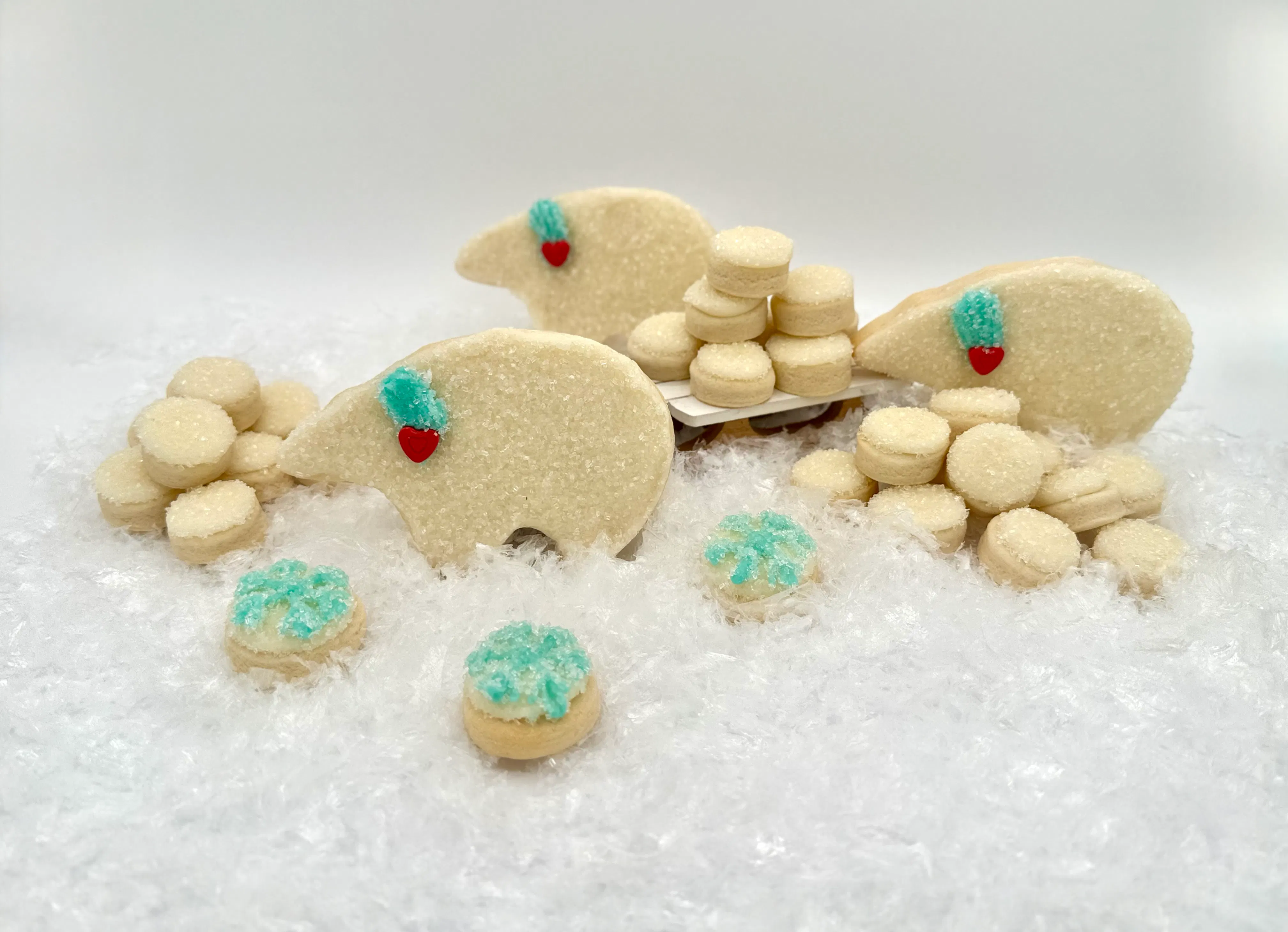 Winter Sugar Cookies - 30 Pack by Elle's Belles Bakery