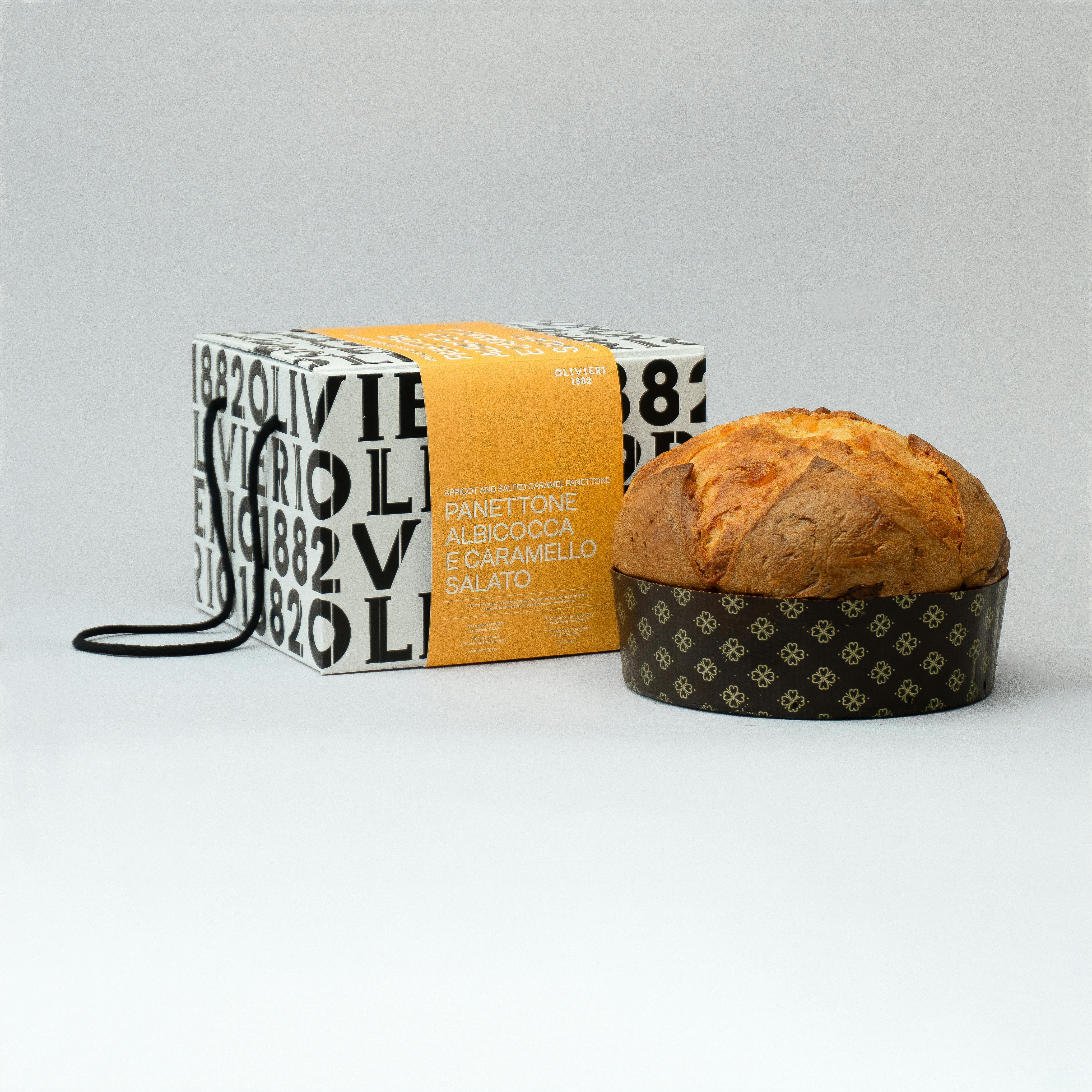 Apricot Salted Caramel Panettone by Olivieri 1882