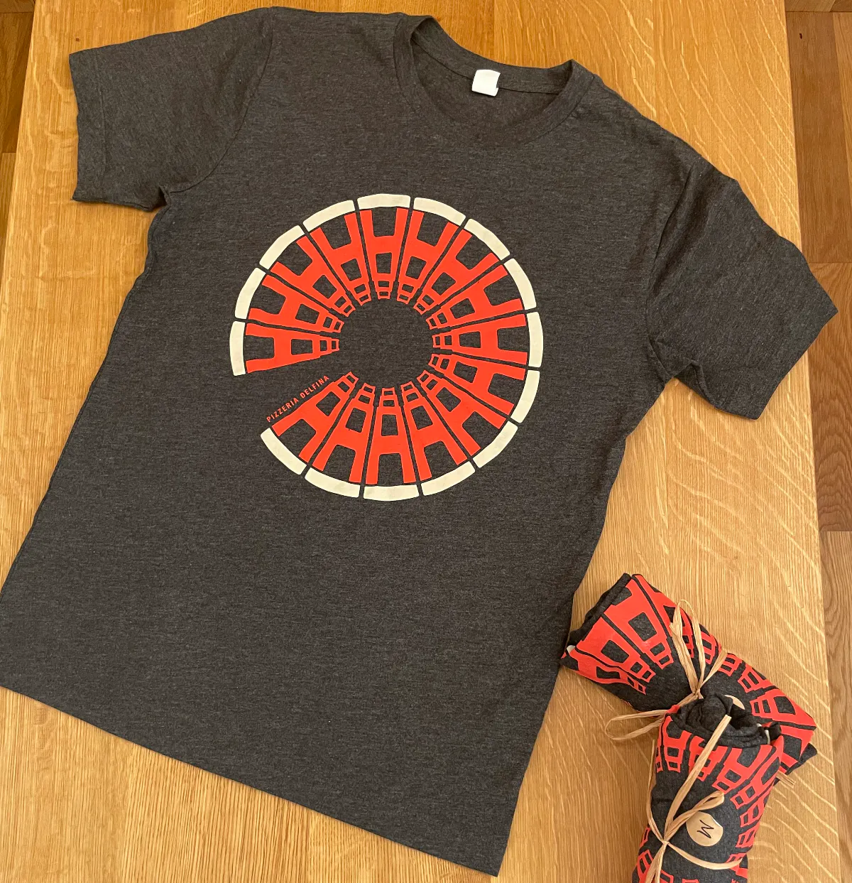 Pizzeria Delfina Golden Gate Bridge T-Shirt by Pizzeria Delfina