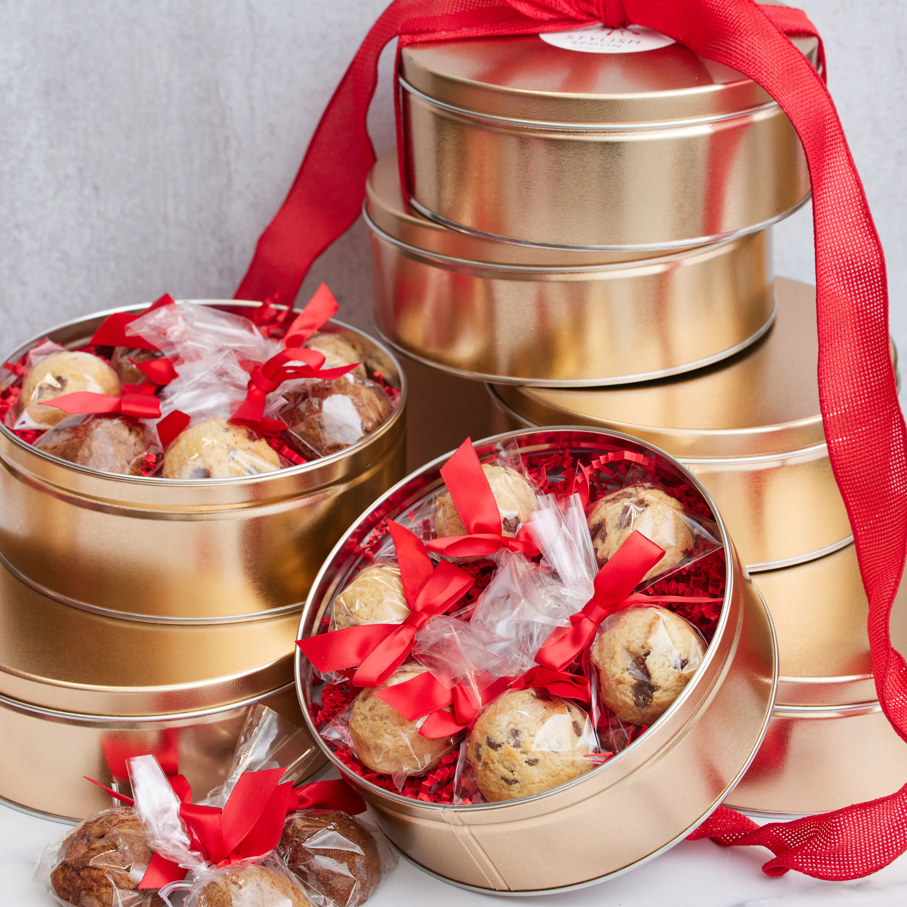 Holiday Cookie Bite Gift Tin by Stylish Spoon - Alternate image 1