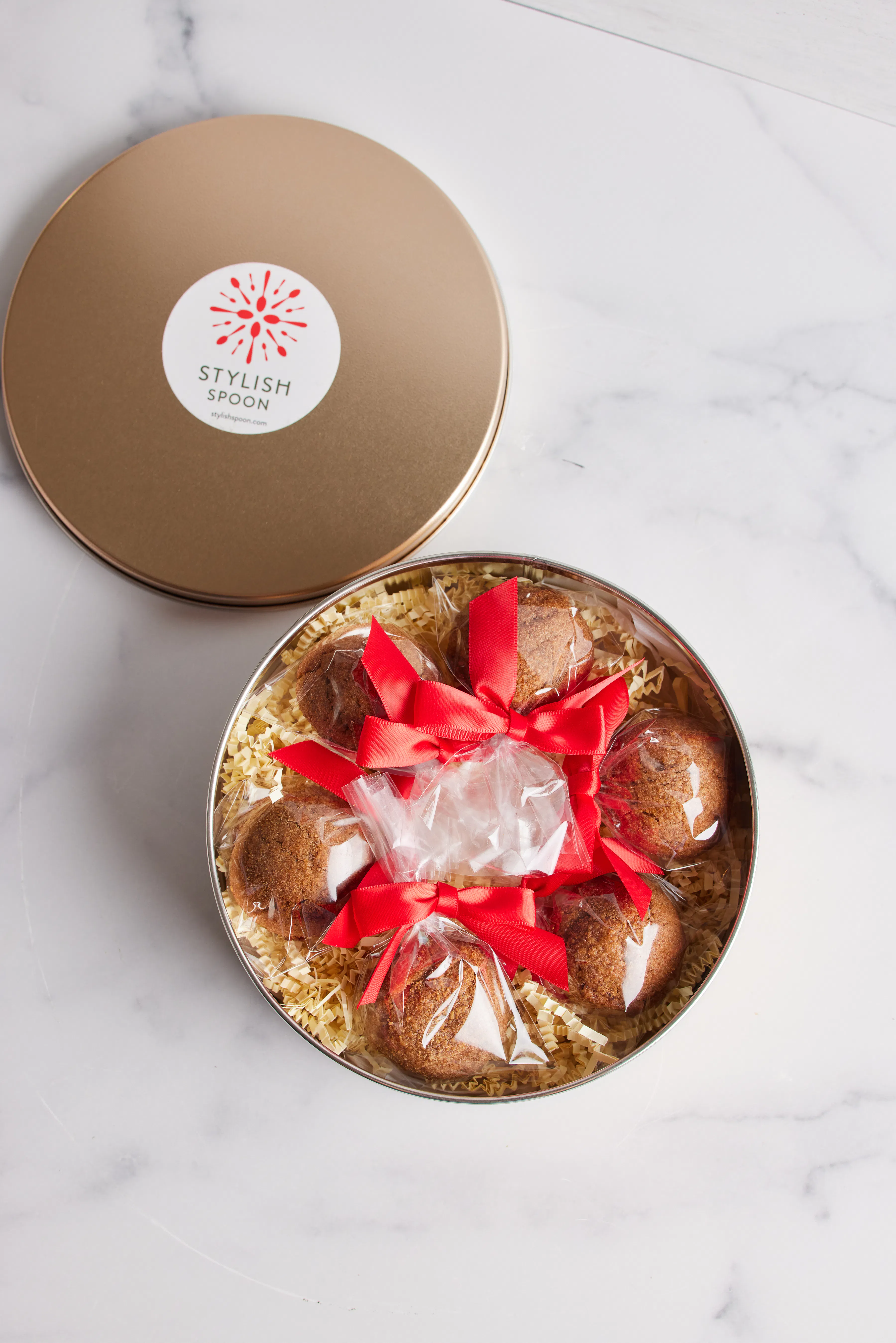 Holiday Cookie Bite Gift Tin by Stylish Spoon - Alternate image 3