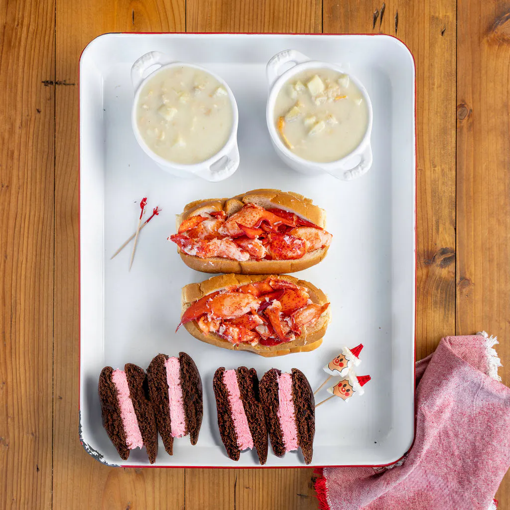 Holiday Lobster Roll + Clam Chowder Dinner Kit for 2 (Frozen) by Luke's Lobster