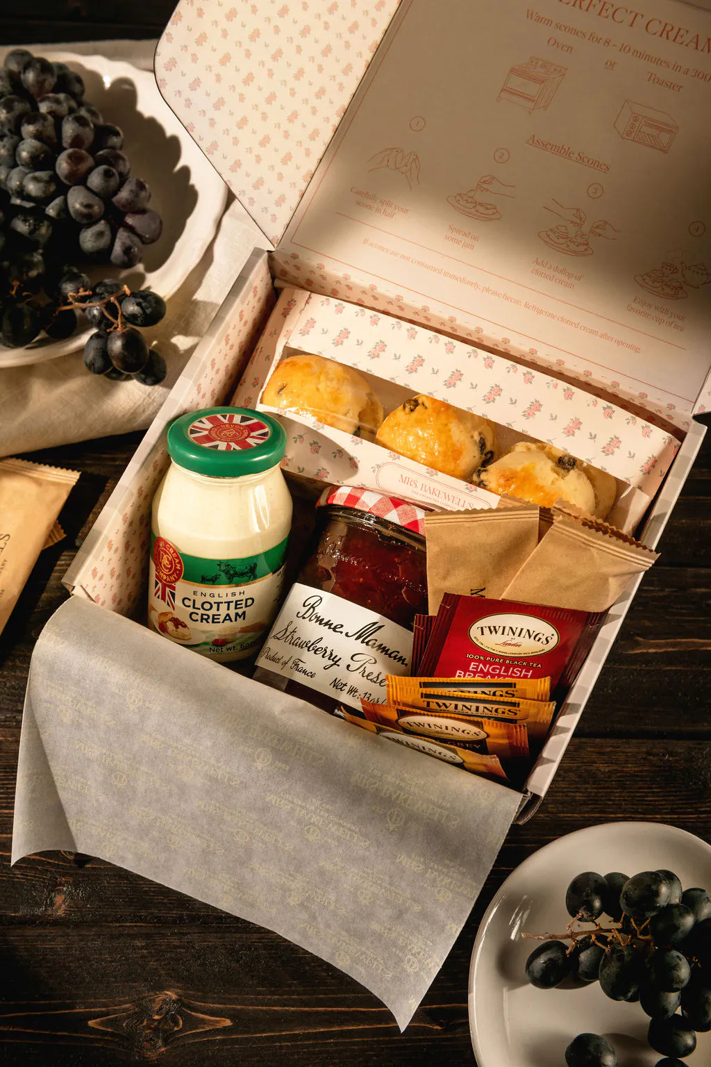 Signature Original Cream Tea Box for 6 by Mrs. Bakewell’s Afternoon Tea - Alternate image 1