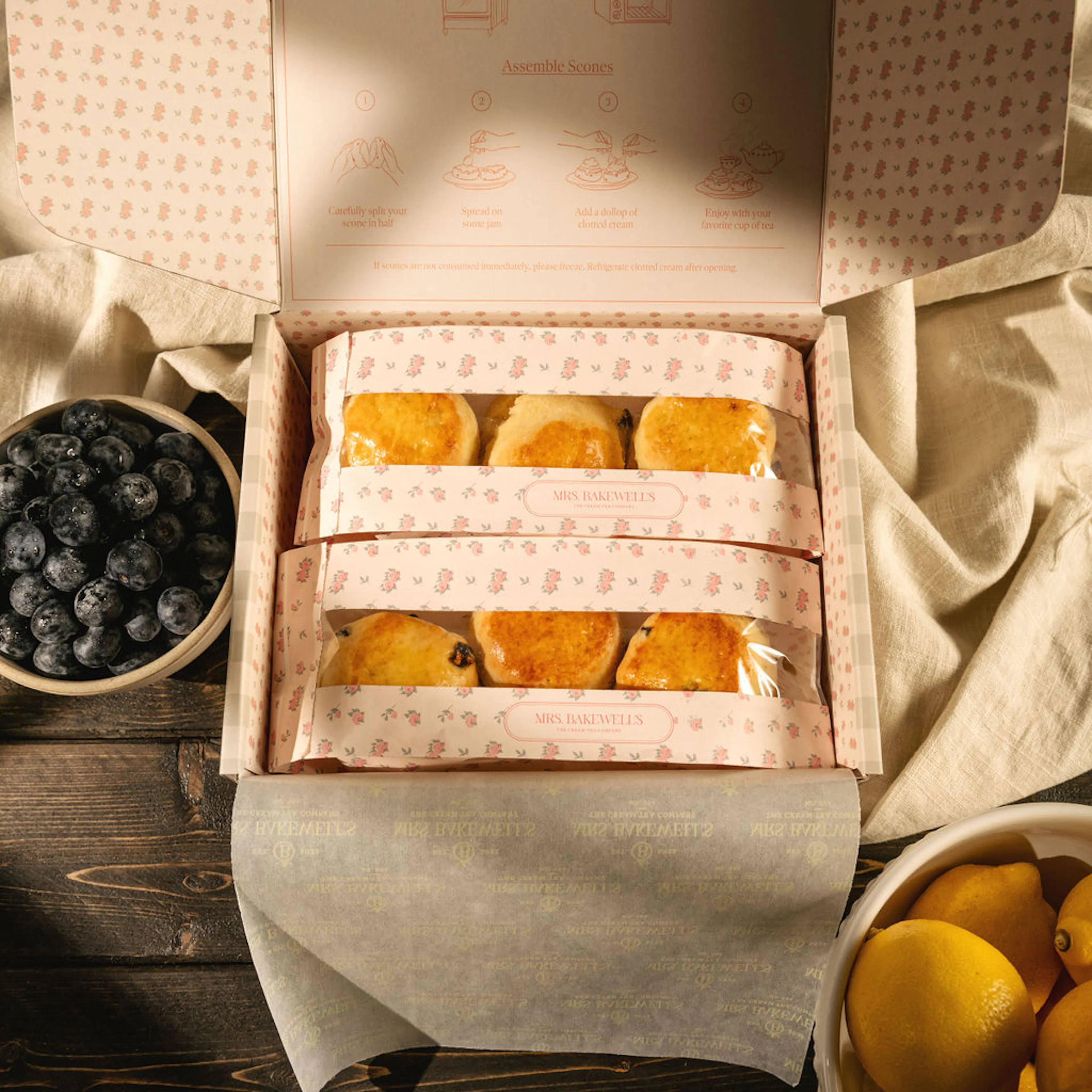 Just Scones Box - 12 Pack by Mrs. Bakewell’s Afternoon Tea - Alternate image 1