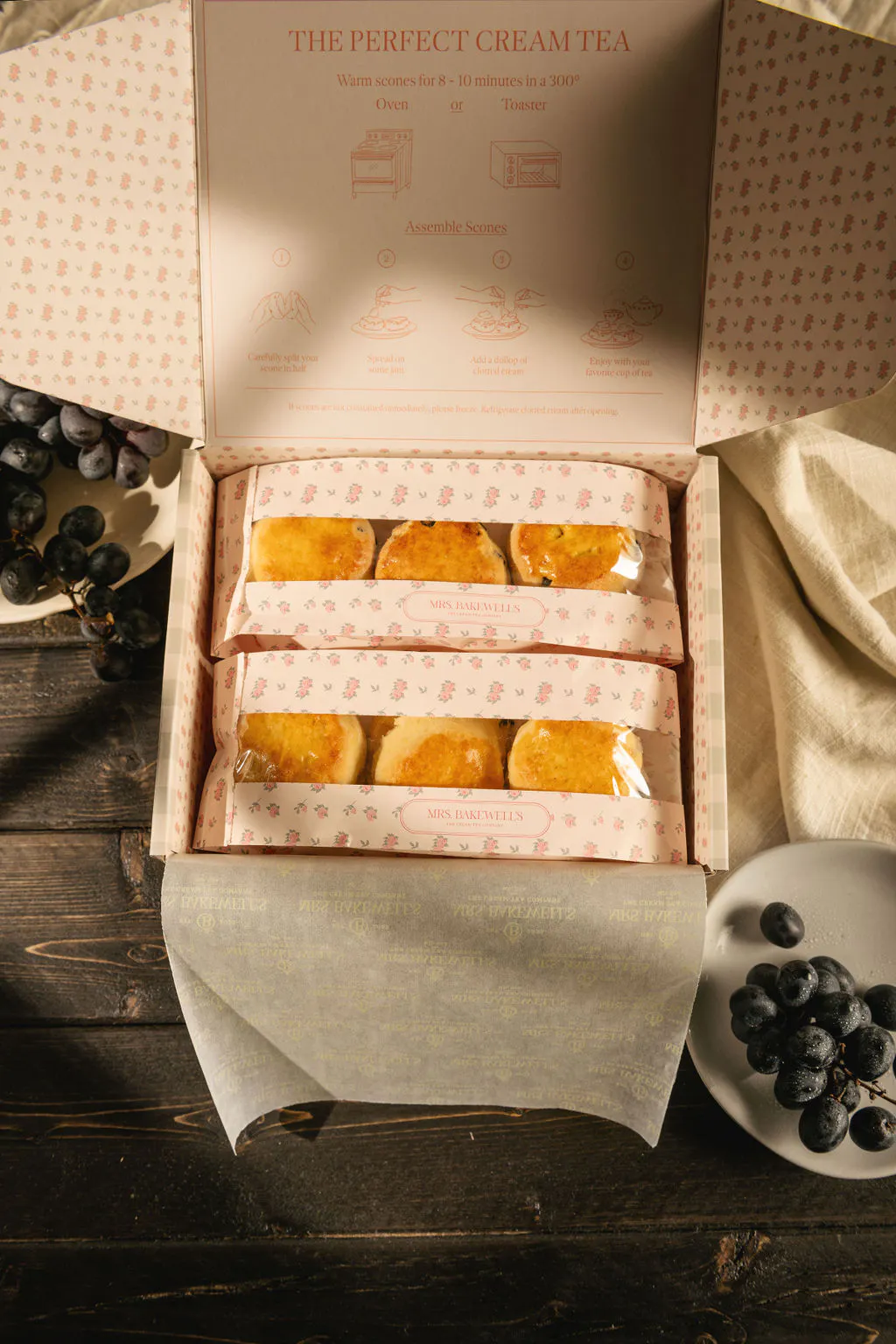 Just Scones Box - 12 Pack by Mrs. Bakewell’s Afternoon Tea