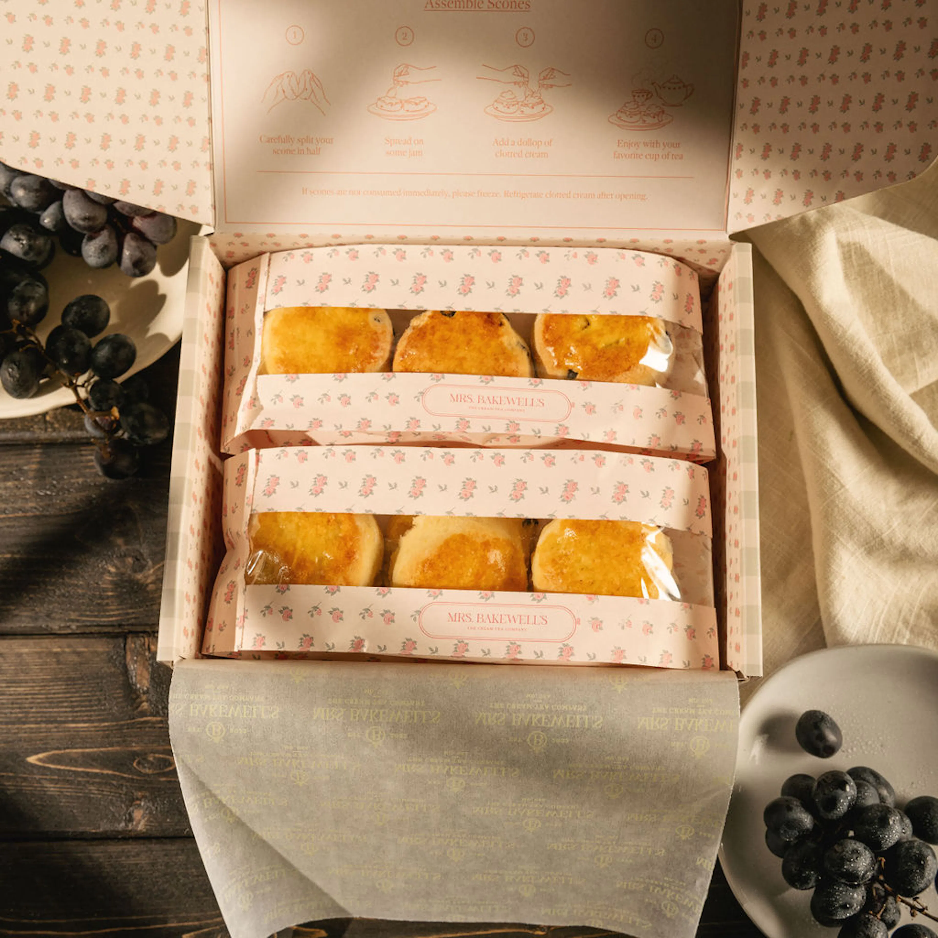 Just Scones Box - 12 Pack by Mrs. Bakewell’s Afternoon Tea