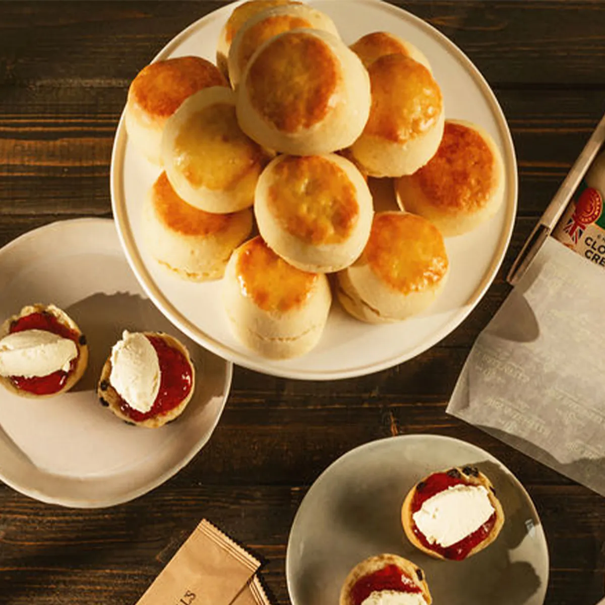 "Pop Round Collection" Scones - 24 Pack by Mrs. Bakewell’s Afternoon Tea - Alternate image 1