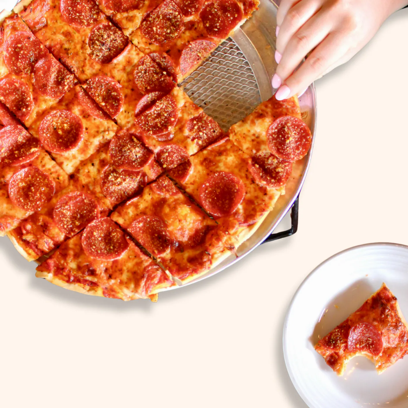 Thin Crust Pizza + Meatballs + Garlic Knot Combo by Labriola Chicago - Alternate image 4