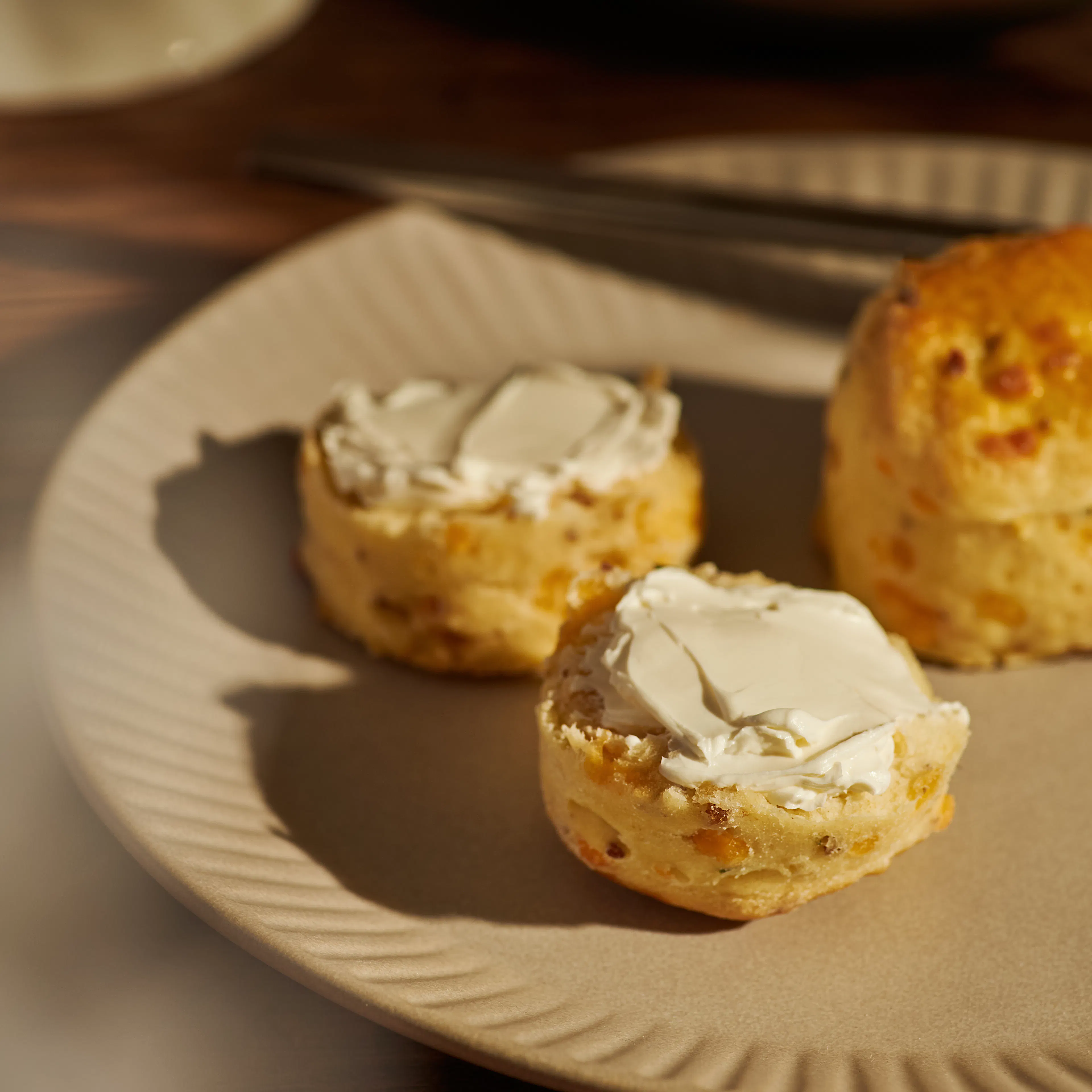 Savory Bacon-Cheddar English Scones - 12 Pack by Mrs. Bakewell’s Afternoon Tea - Alternate image 1