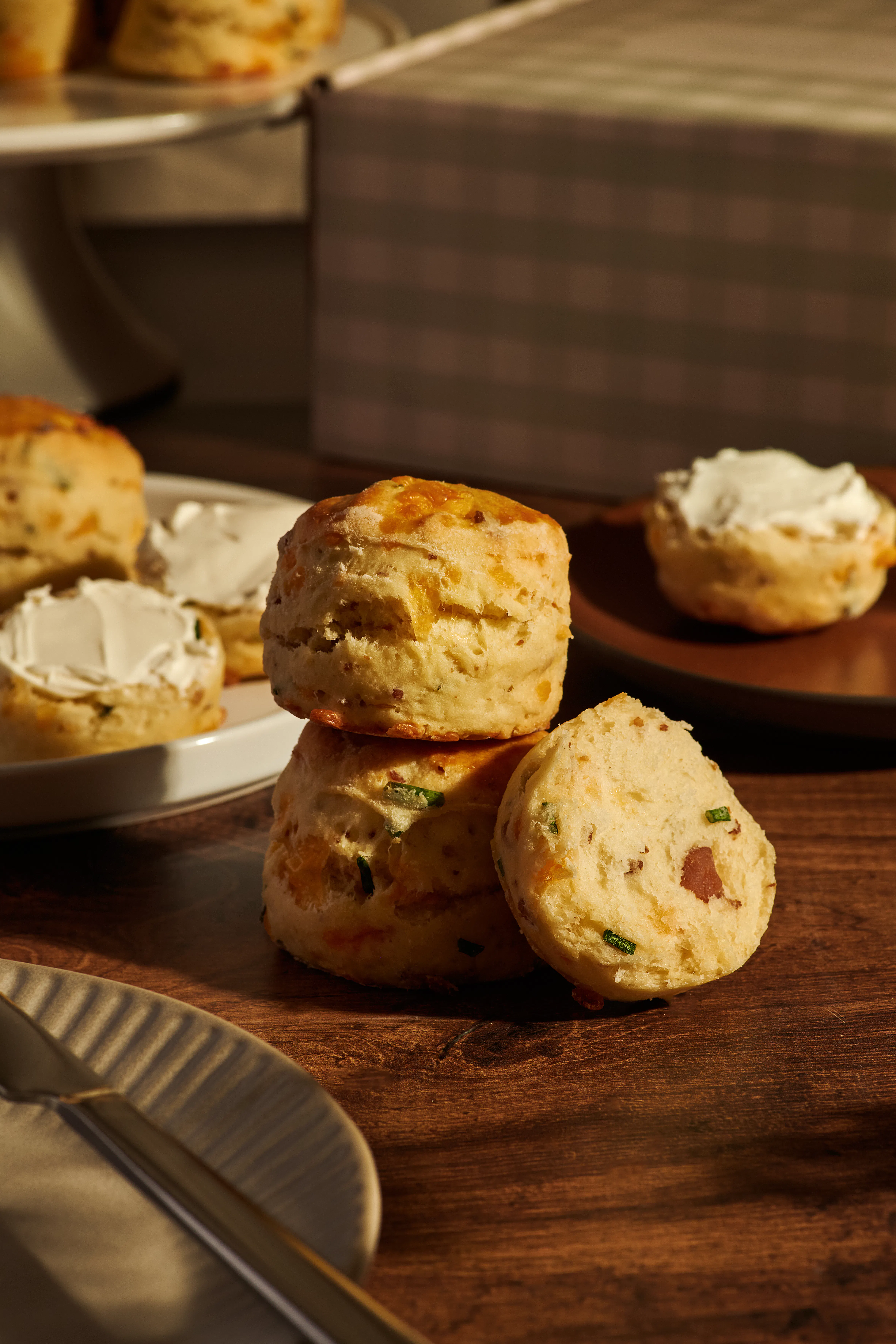 Savory Bacon-Cheddar English Scones - 12 Pack by Mrs. Bakewell’s Afternoon Tea - Alternate image 2