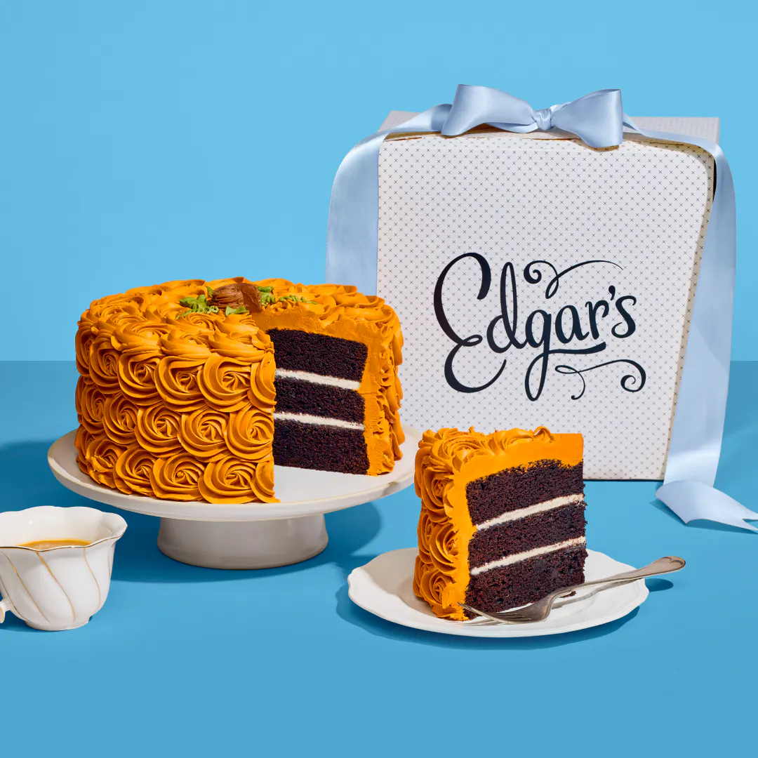 Pumpkin Rosette Cake by Edgar's Bakery