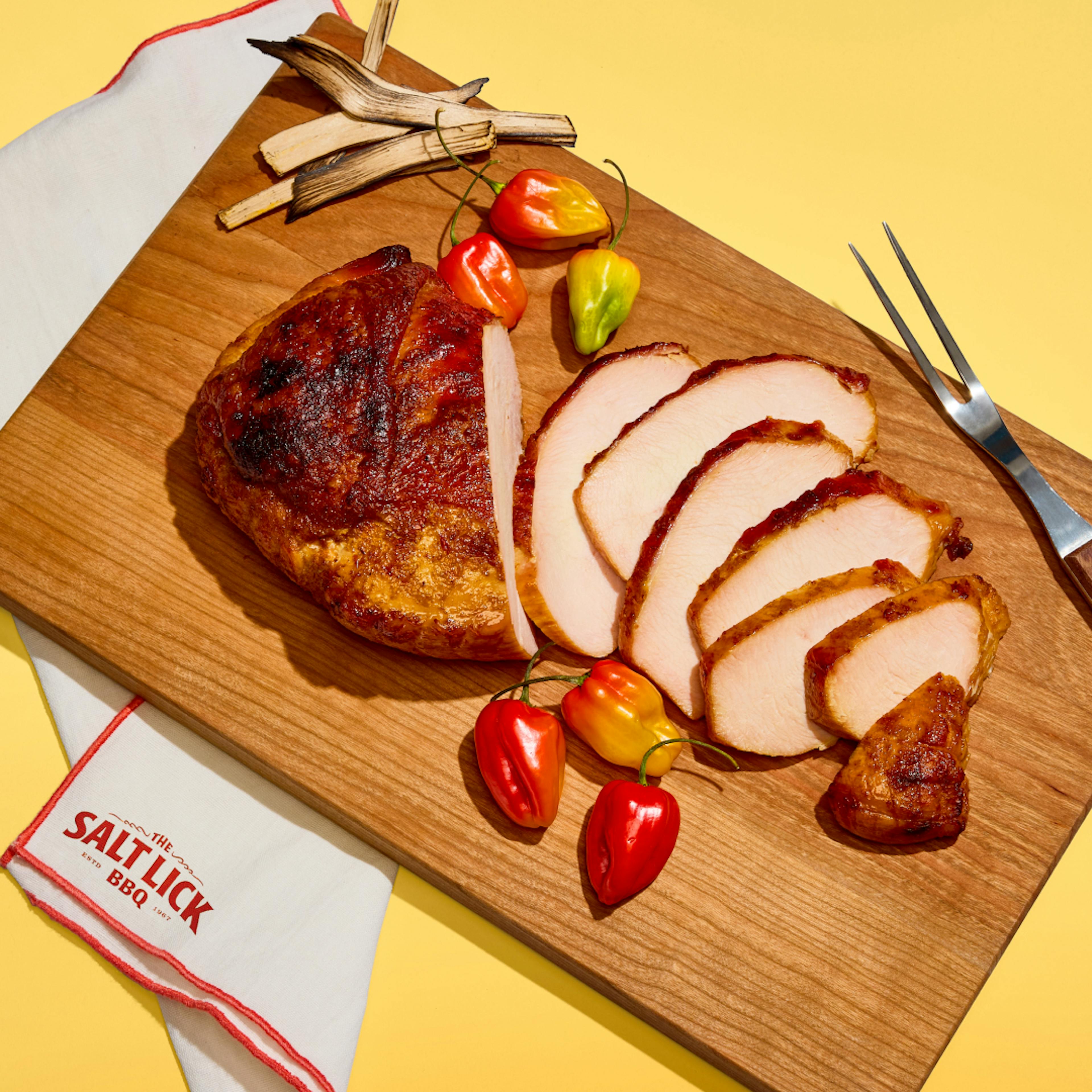 Spicy Smoked Turkey Breast - 3-4 lbs. by Salt Lick BBQ