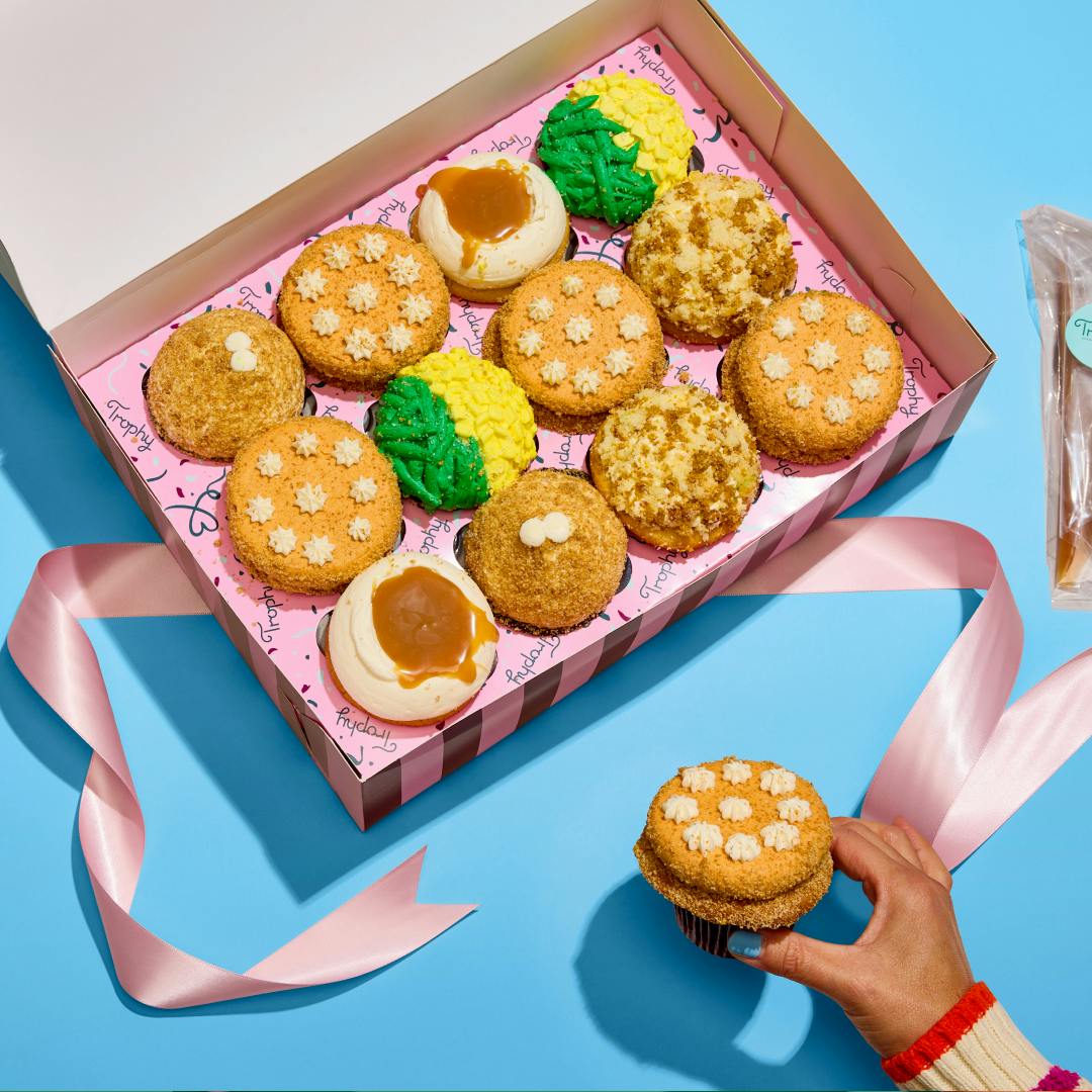 Thanksgiving Cupcake Sampler - 12 Pack by Trophy Cupcakes - Alternate image 1