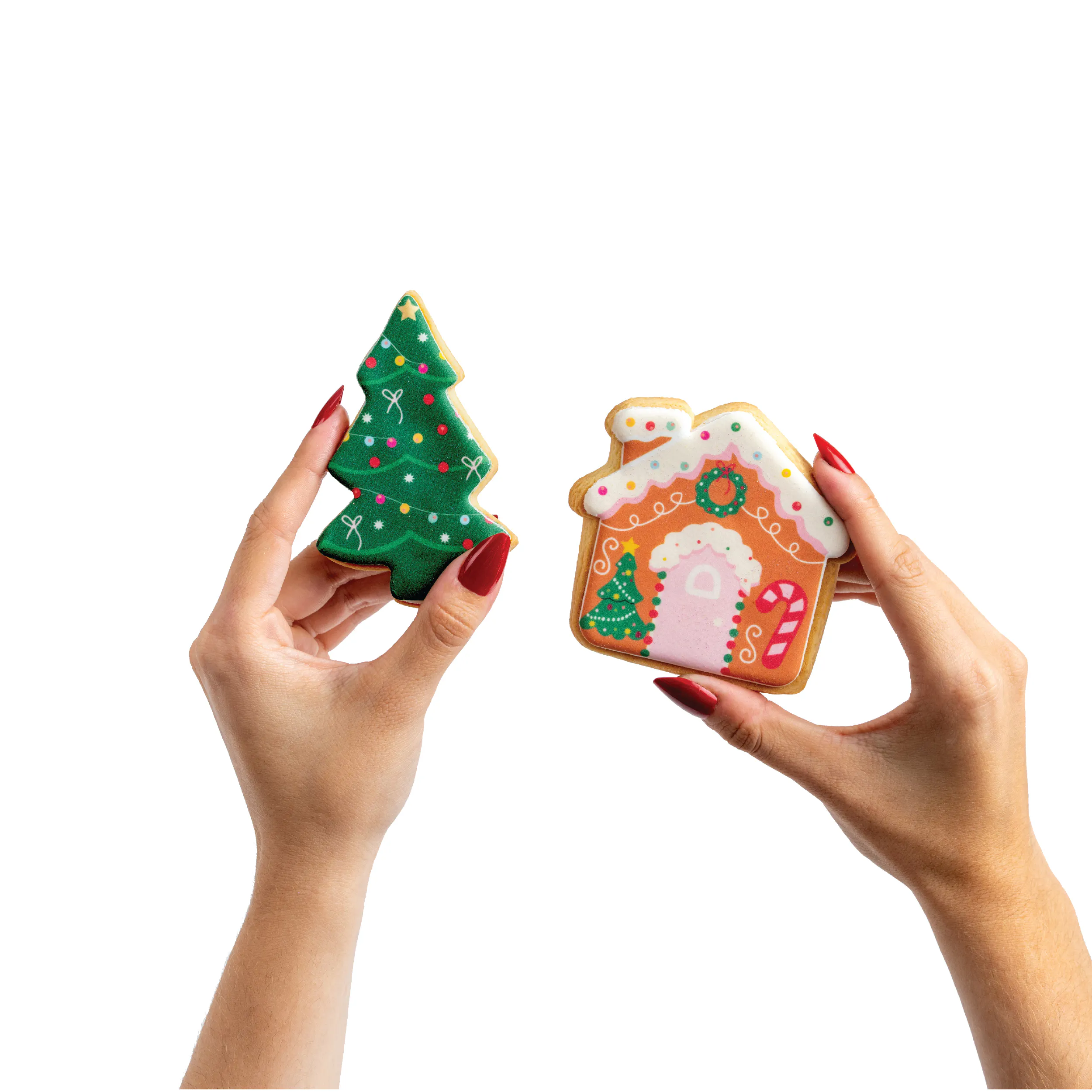 Holly Jolly Christmas Shortbread Cookies by Sweet E's Bake Shop - Alternate image 3