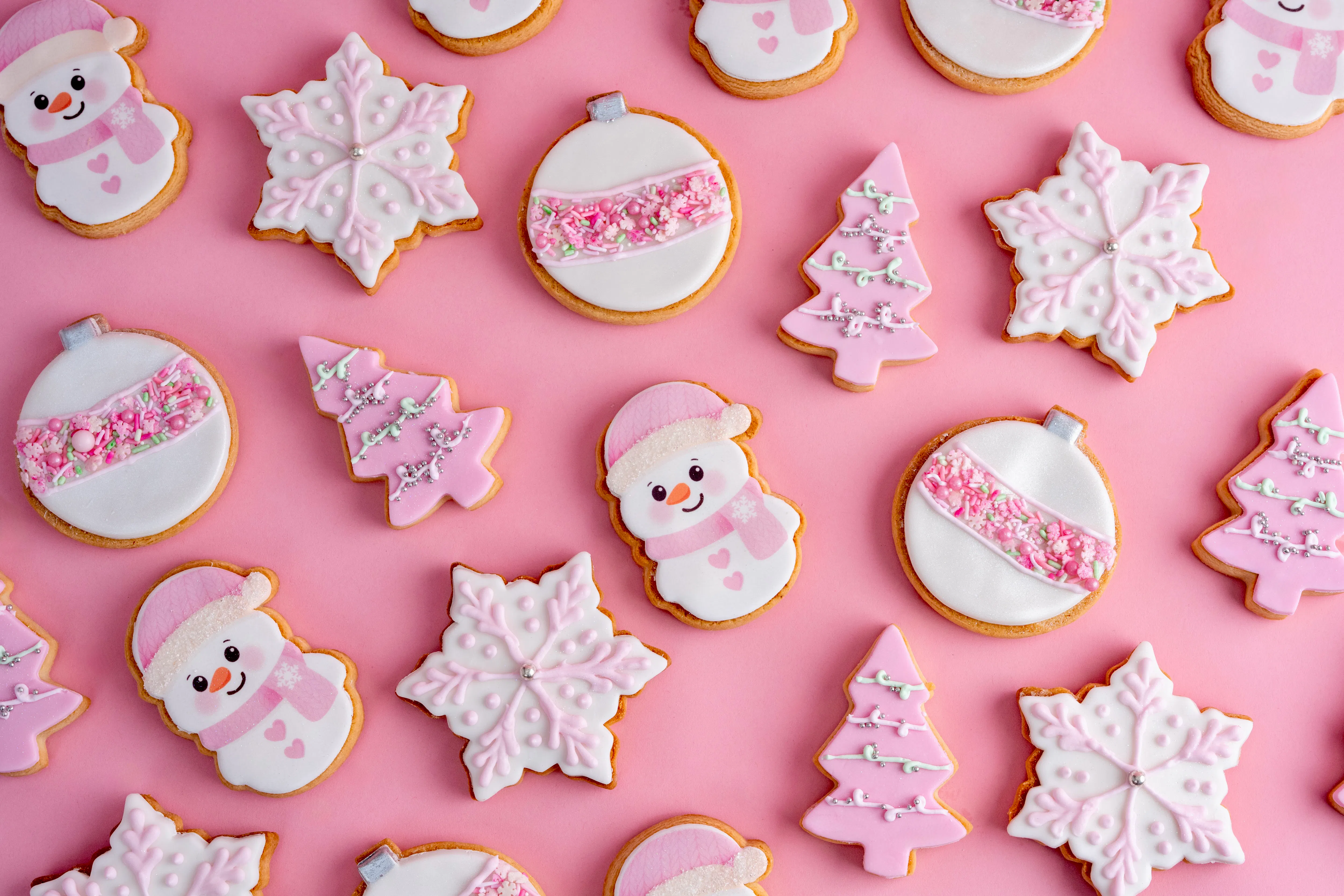 Holiday Glam Pink Cookie Gift Box by Sweet E's Bake Shop - Alternate image 4