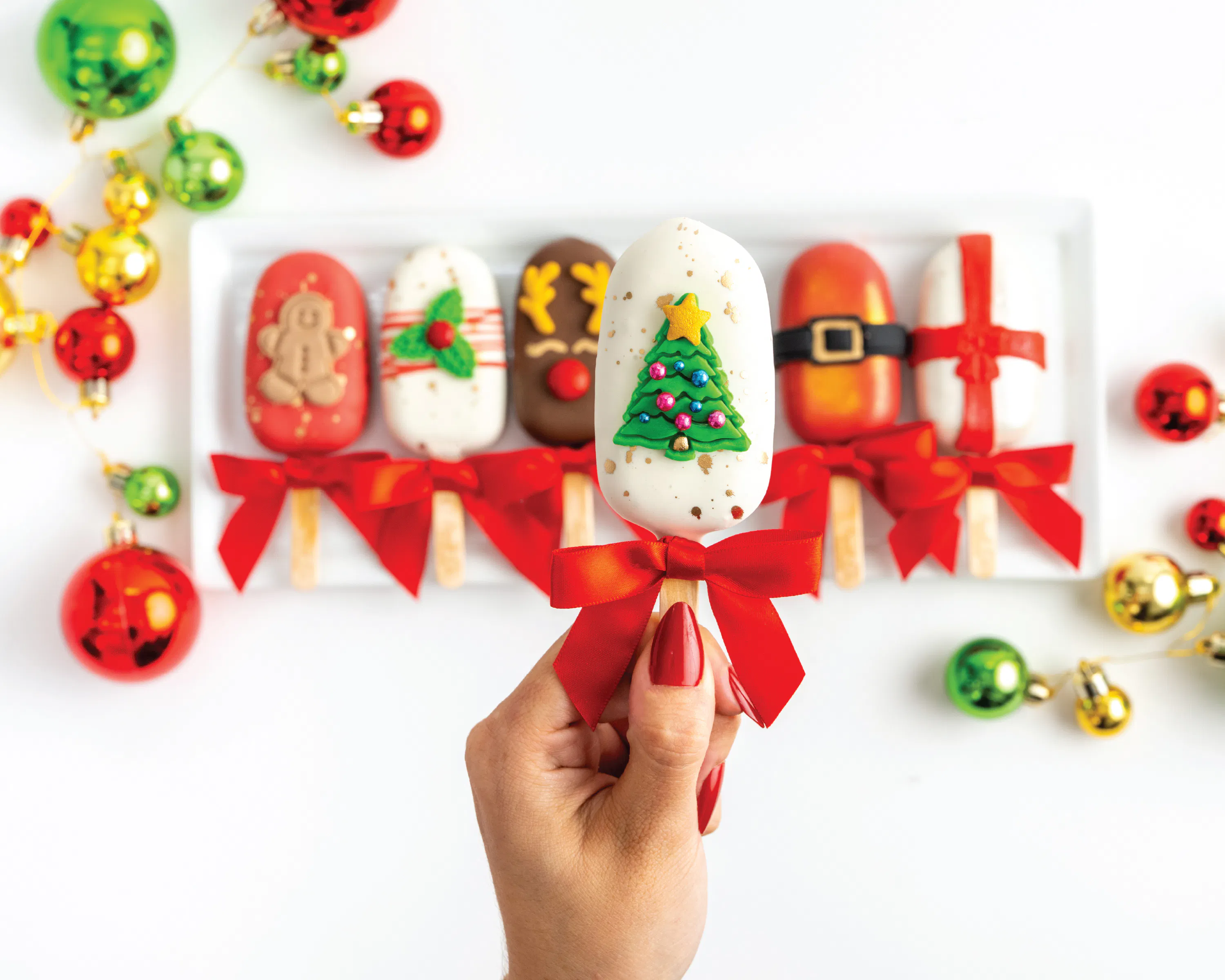 Christmas Cakesicles - 6 Pack by Sweet E's Bake Shop - Alternate image 5