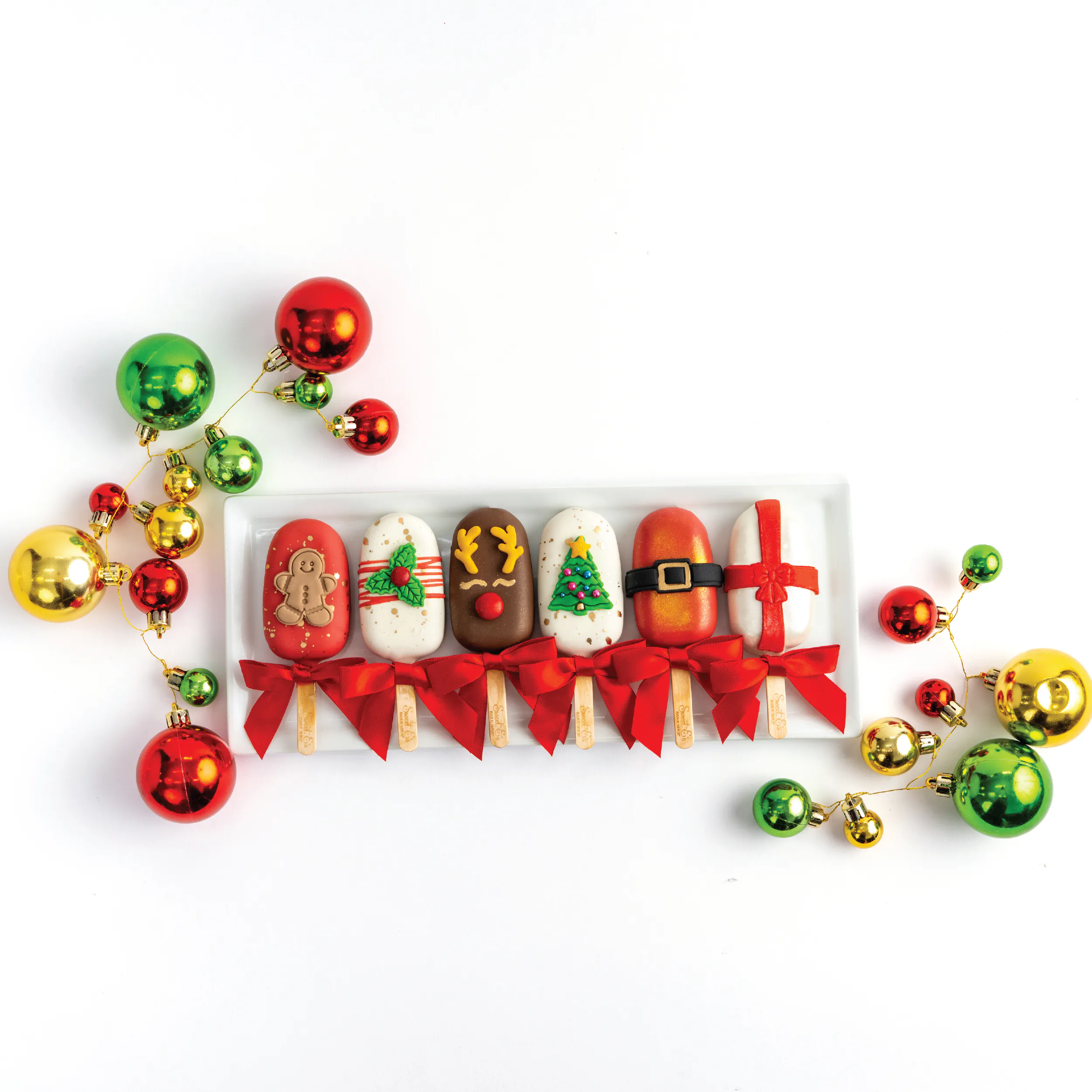 Christmas Cakesicles - 6 Pack by Sweet E's Bake Shop - Alternate image 4