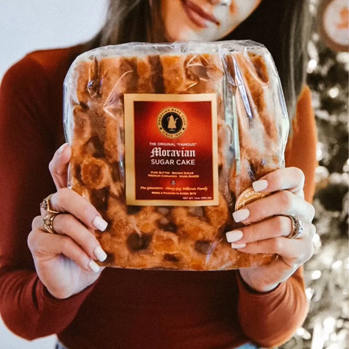 Moravian Sugar Cake - 2 Pack by Wilkerson Bakery - Alternate image 3