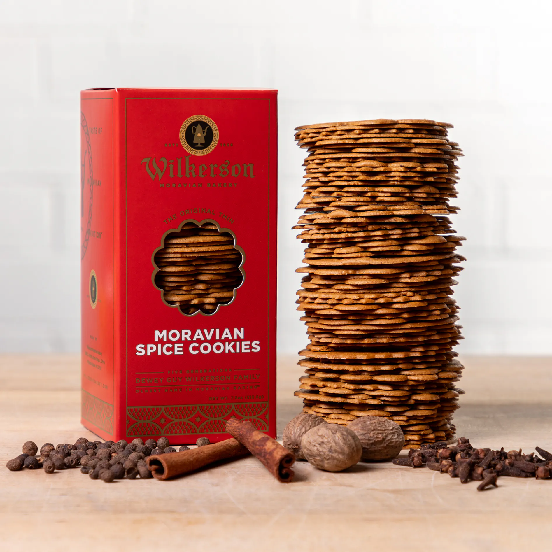 Moravian Spice Cookies by Wilkerson Bakery