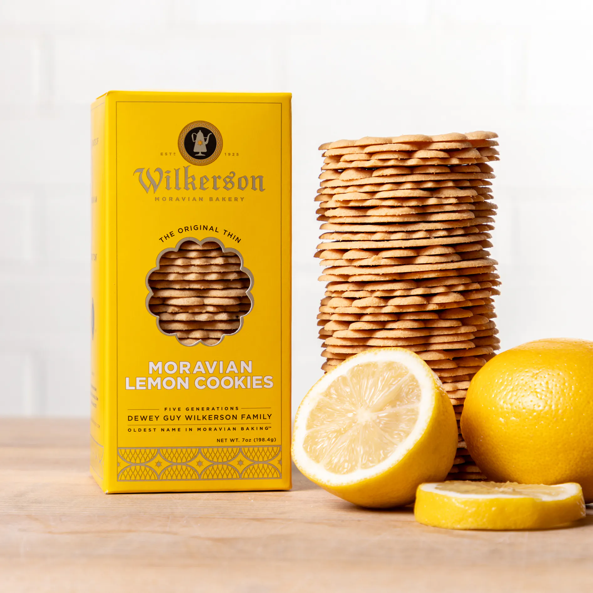 Moravian Lemon Cookies by Wilkerson Bakery