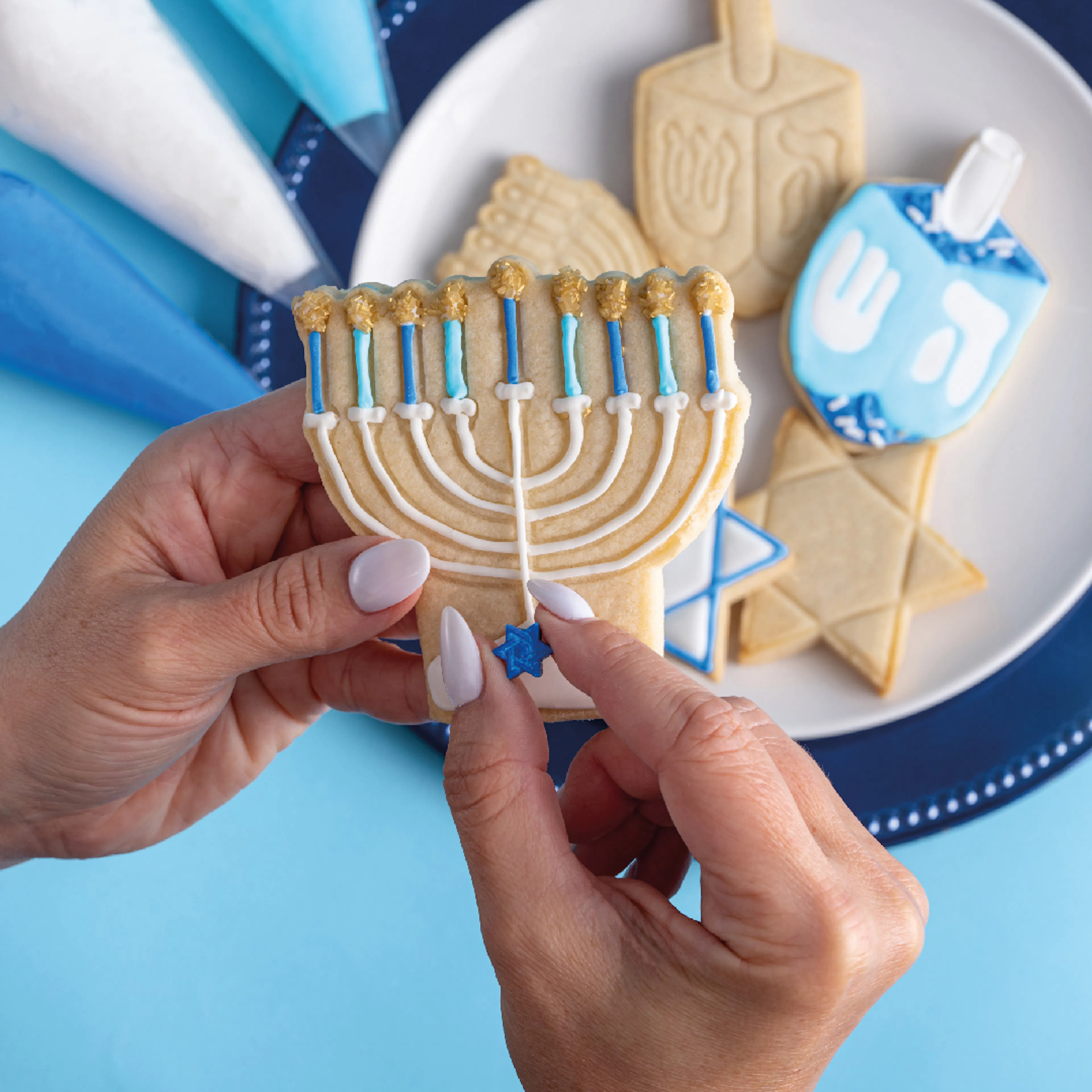 Hanukkah Cookie Kit - 6 Pack by Sweet E's Bake Shop - Alternate image 4