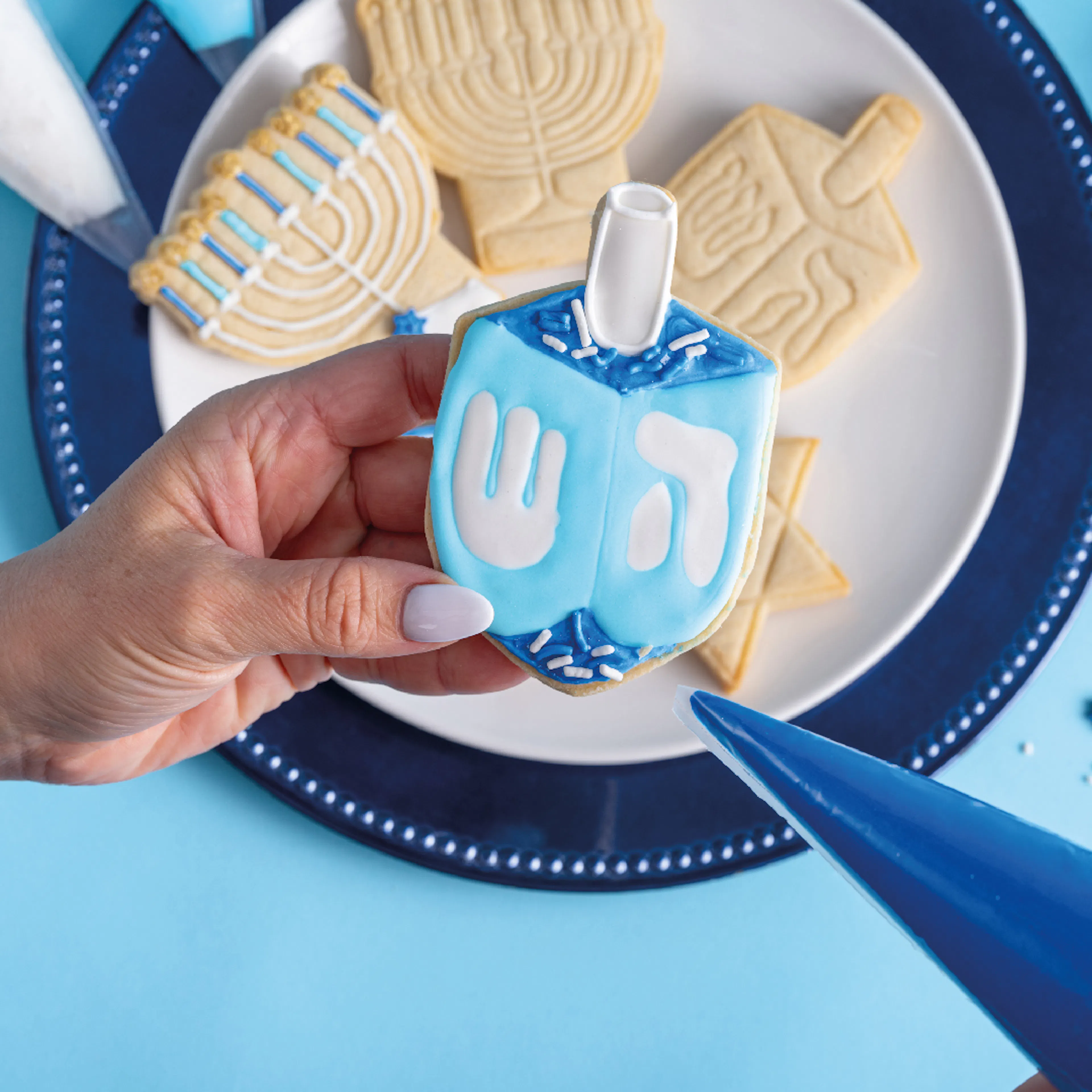 Hanukkah Cookie Kit - 6 Pack by Sweet E's Bake Shop - Alternate image 3