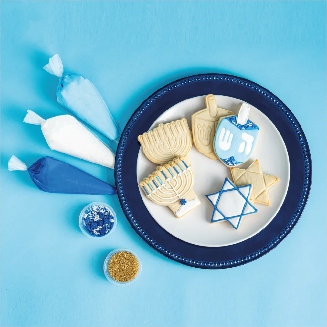Hanukkah Cookie Kit - 6 Pack by Sweet E's Bake Shop - Alternate image 2