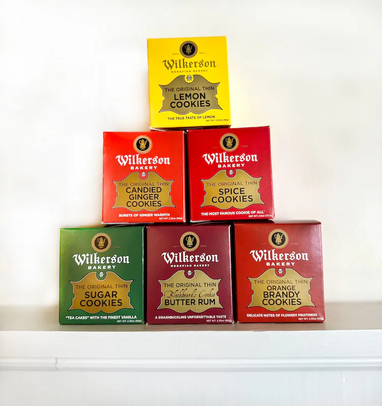 Moravian Cookie Sampler - 6 Pack by Wilkerson Bakery