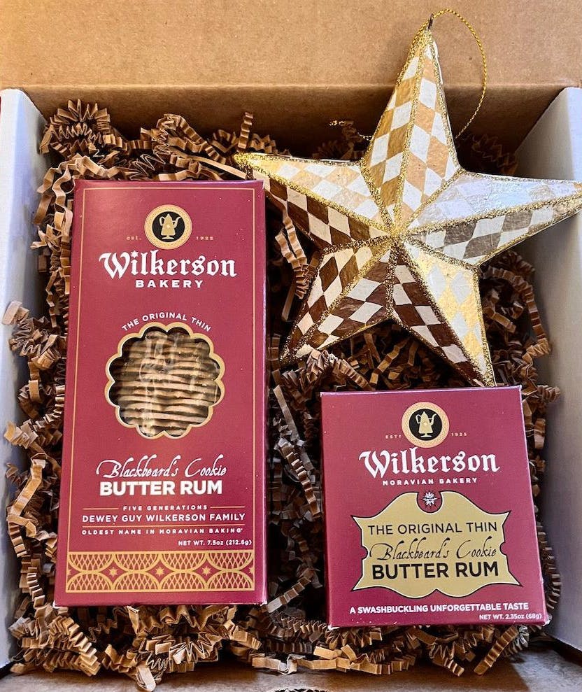 Butter Rum "Blackbeard's Cookie" Gift Set by Wilkerson Bakery